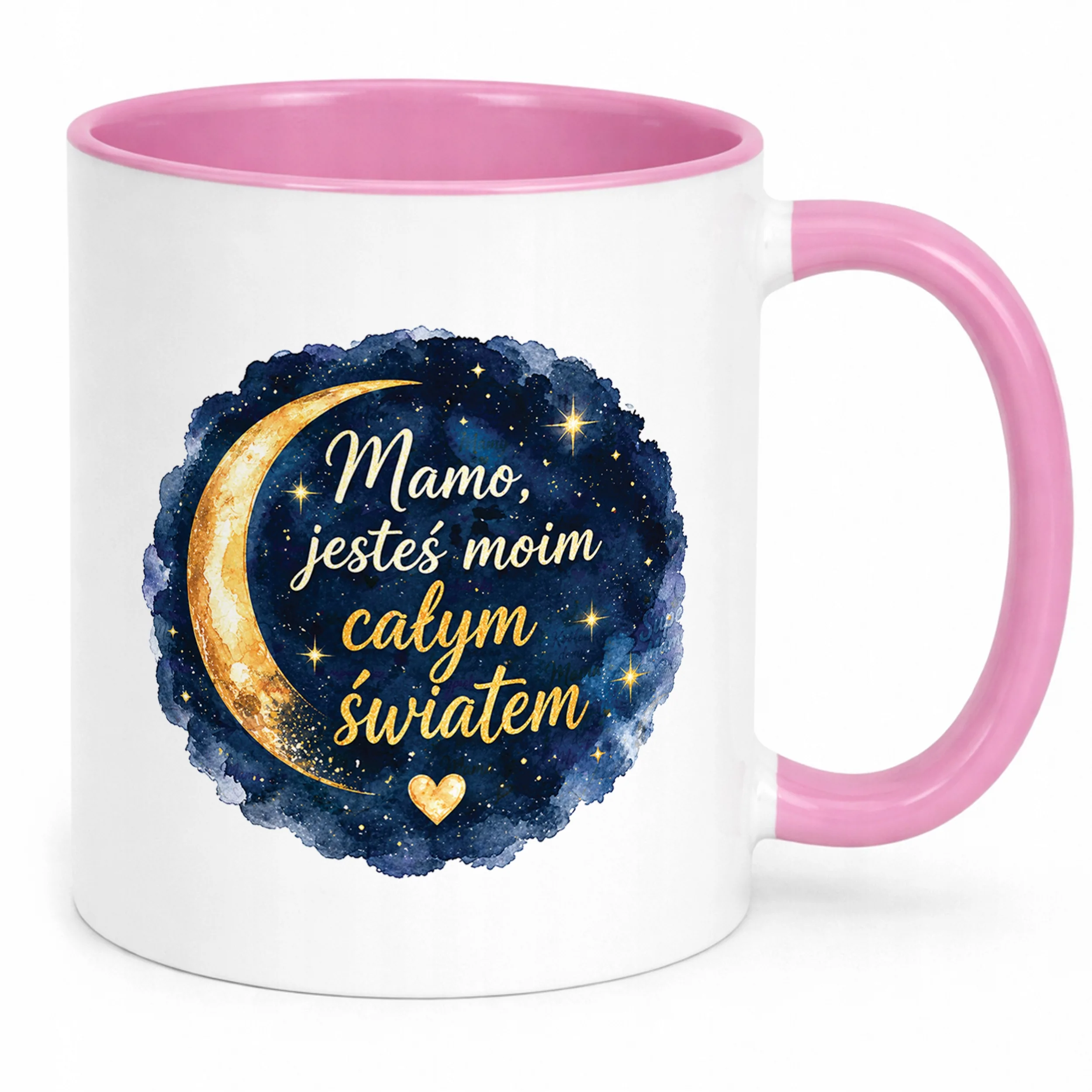 Prezent na Dzień Matki kubek różowy dla mamy upominek dla mamy prezent