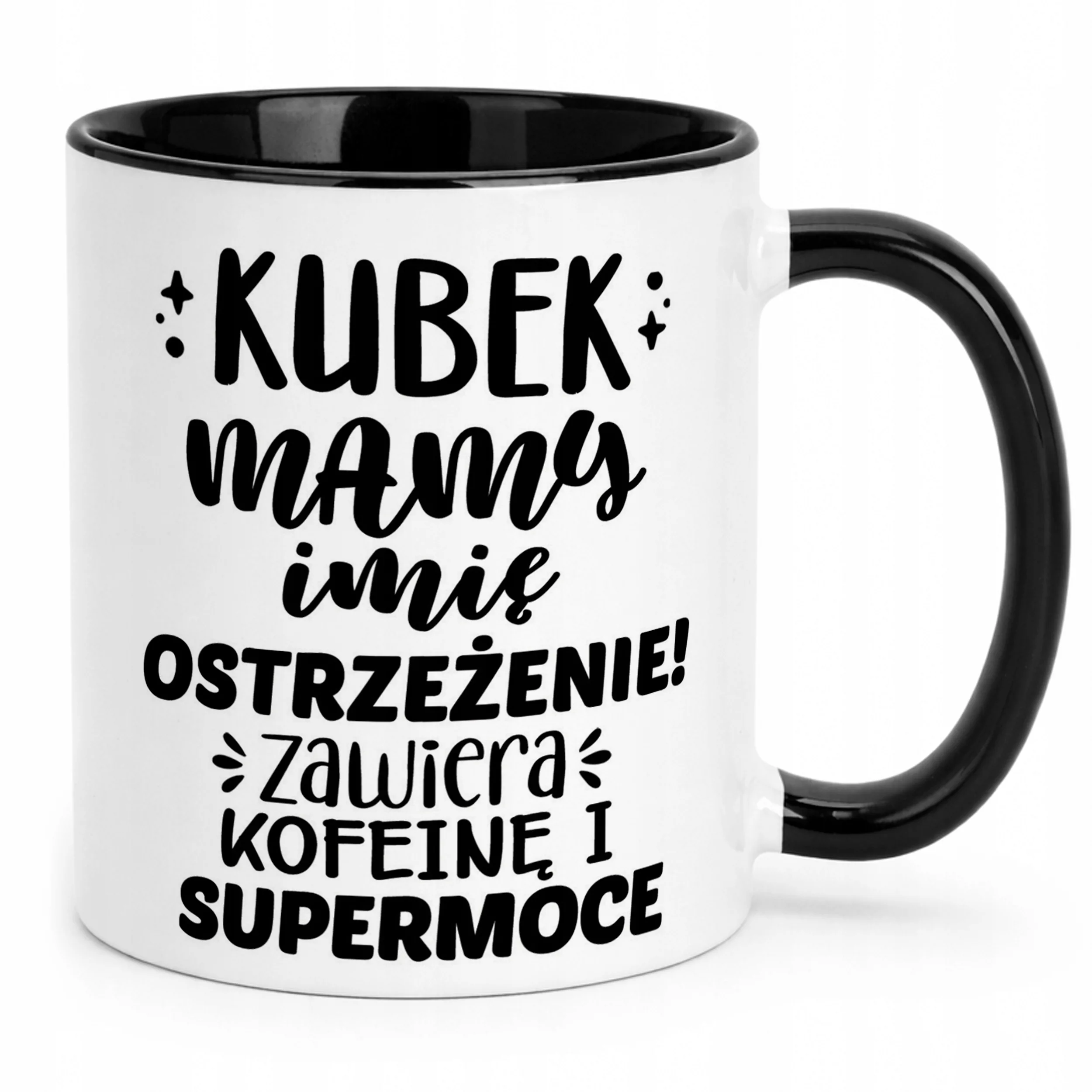 Kubek Czarny Personalizowany Dzień Matki Dla Mamy Prezent Upominek