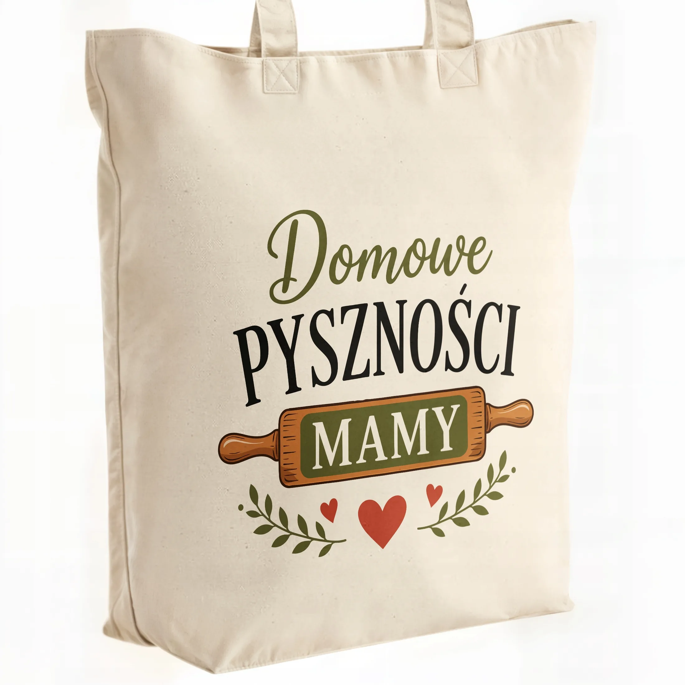 Torba bawełniana premium dla mamy prezent na Dzień Matki piękny prezent