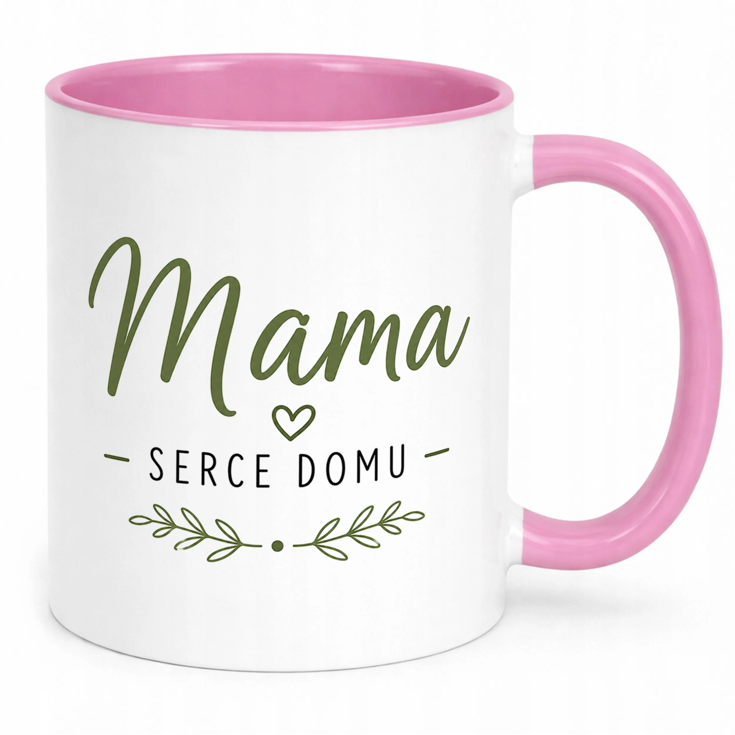 Kubek różowy dla mamy prezent na Dzień Matki upominek dla mamy prezent