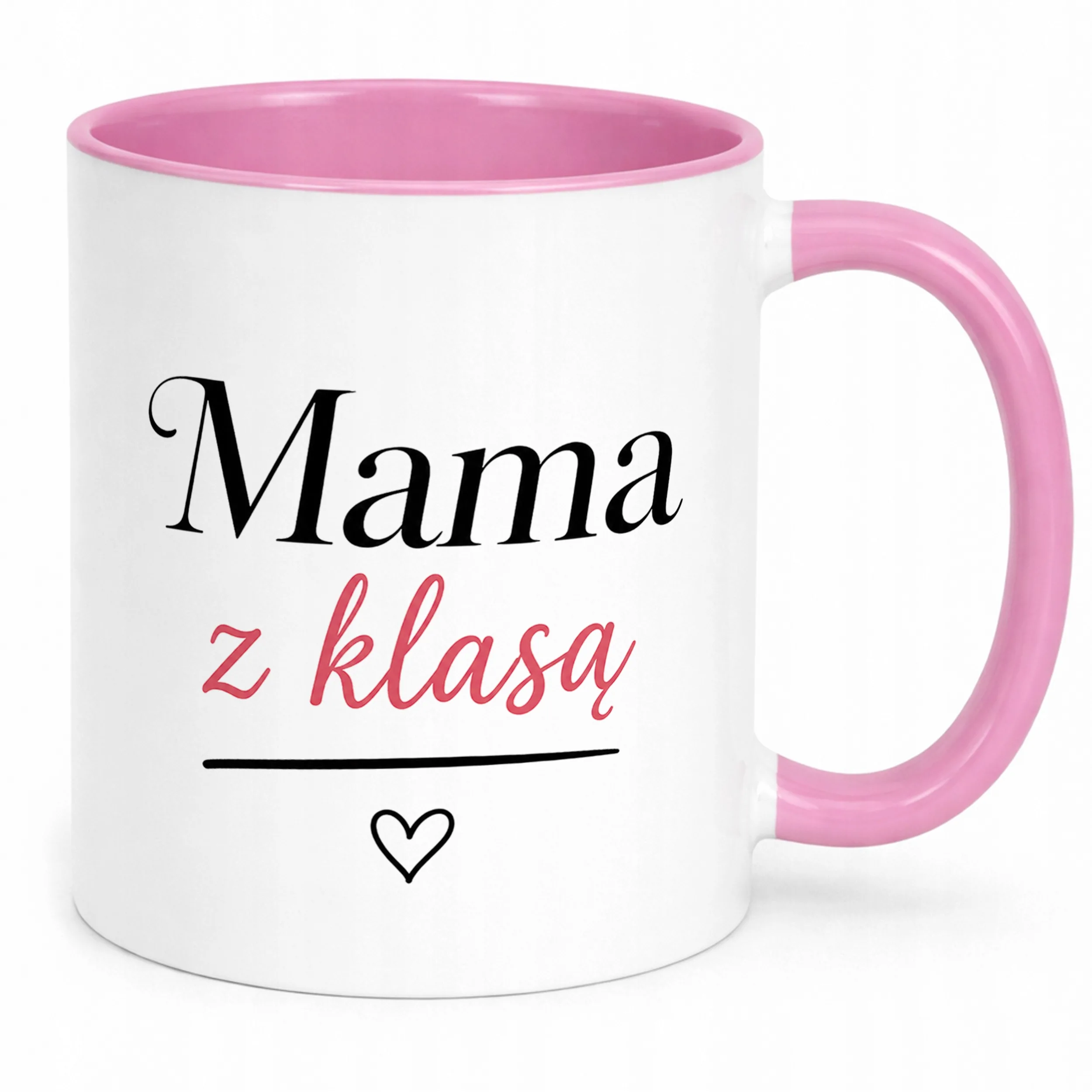 Kubek różowy prezent dla mamy na Dzień Matki wyjątkowy prezent dla mamy