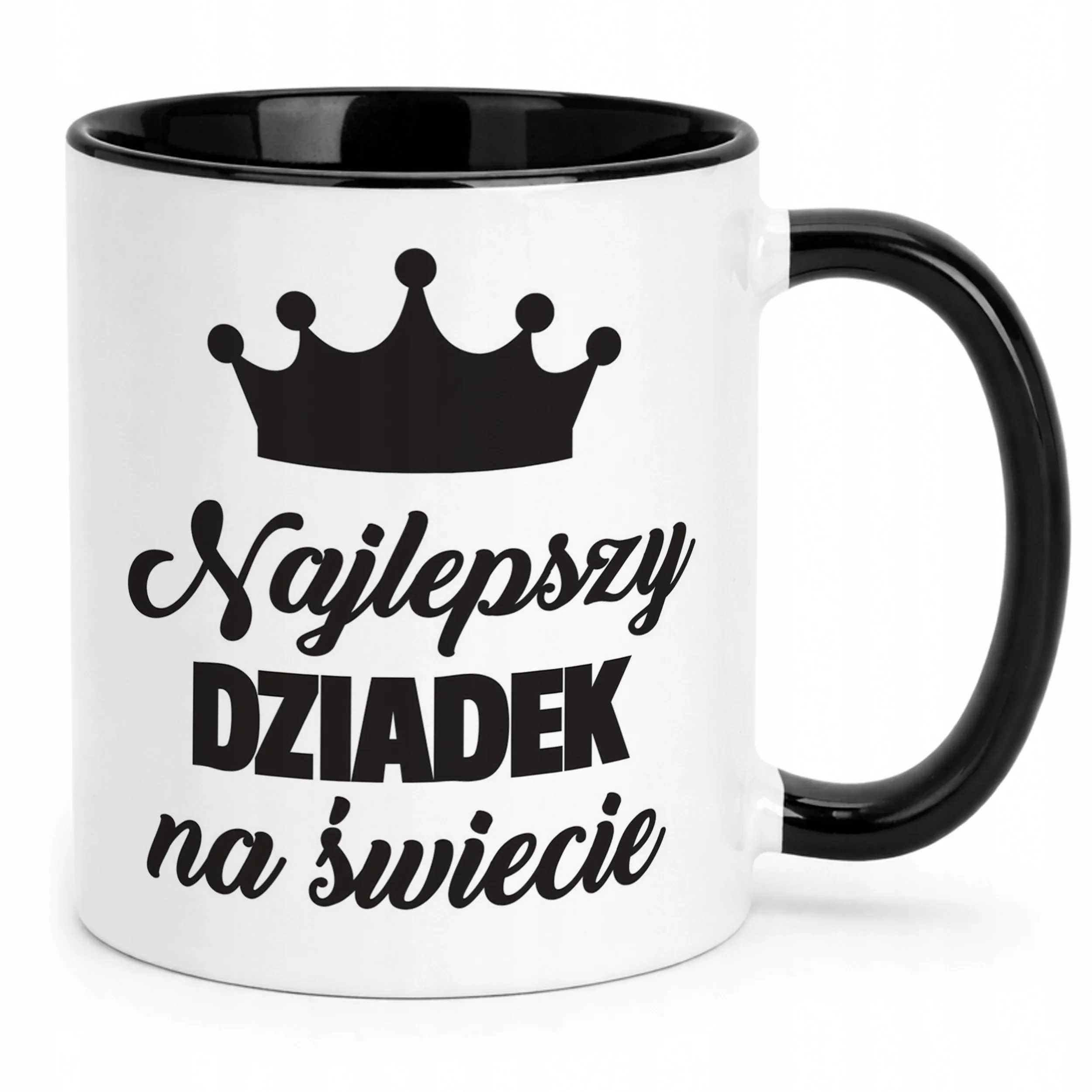 Kubek Czarny Dzień Dziadka Dla Dziadka Prezent Upominek
