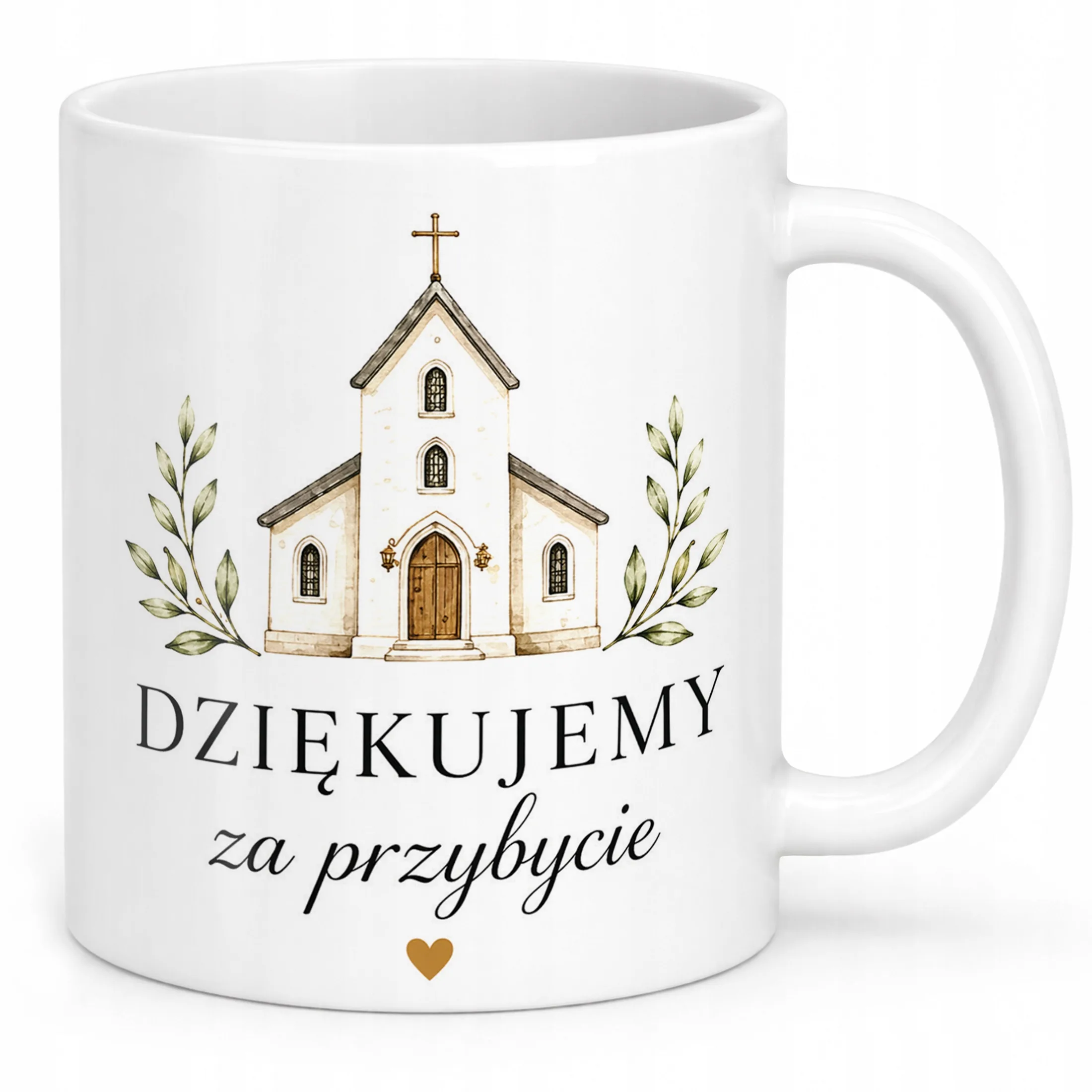 Kubek ceramiczny Komunia Święta podziękowanie dla gości pamiątka