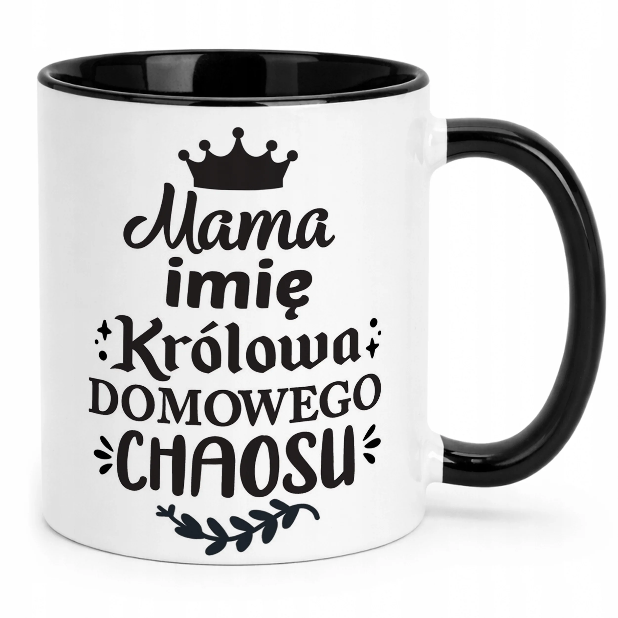 Kubek Czarny Personalizowany Dzień Matki Dla Mamy Prezent Upominek