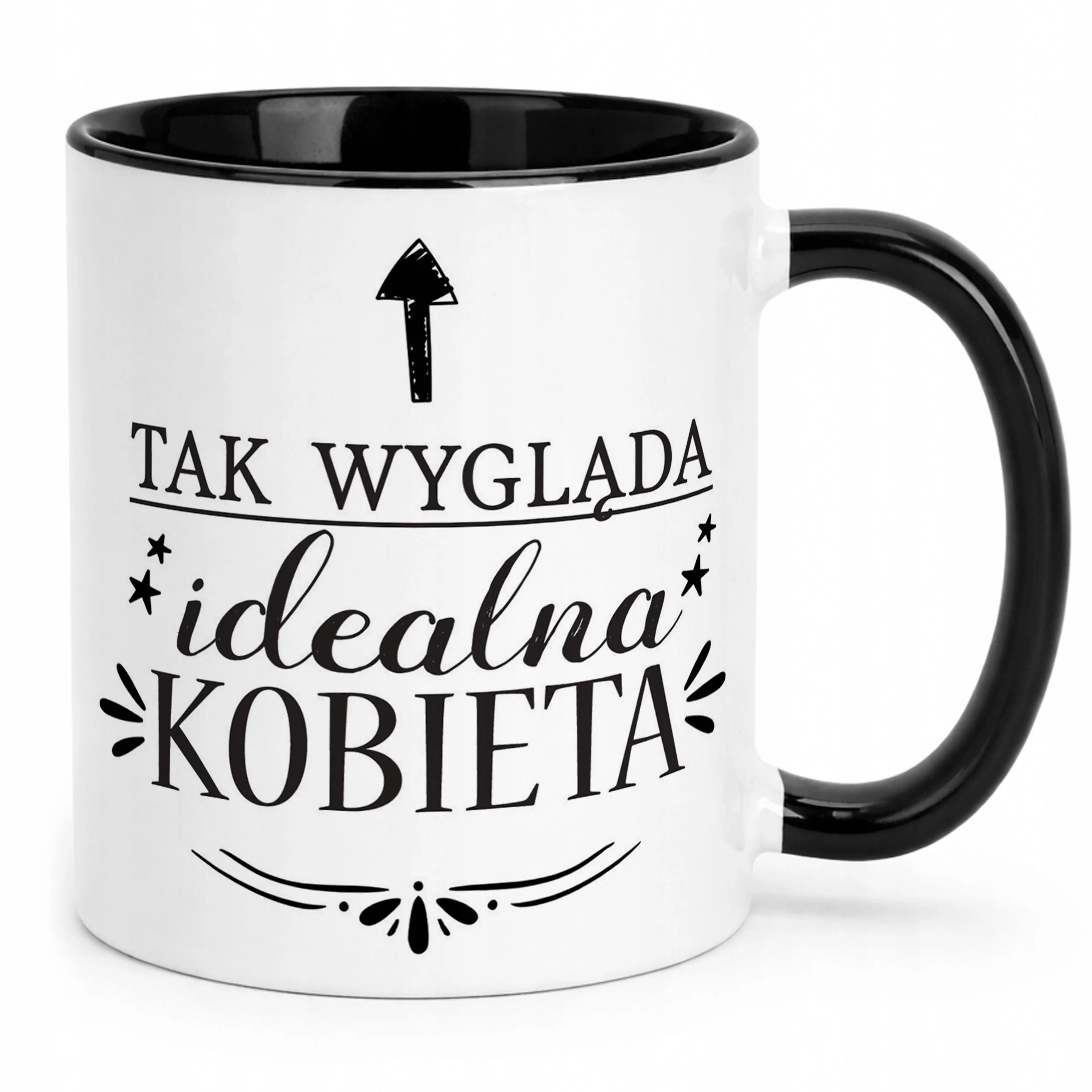 Kubek Czarny Dzień Kobiet Dla Kobiety Dziewczyny Prezent Upominek