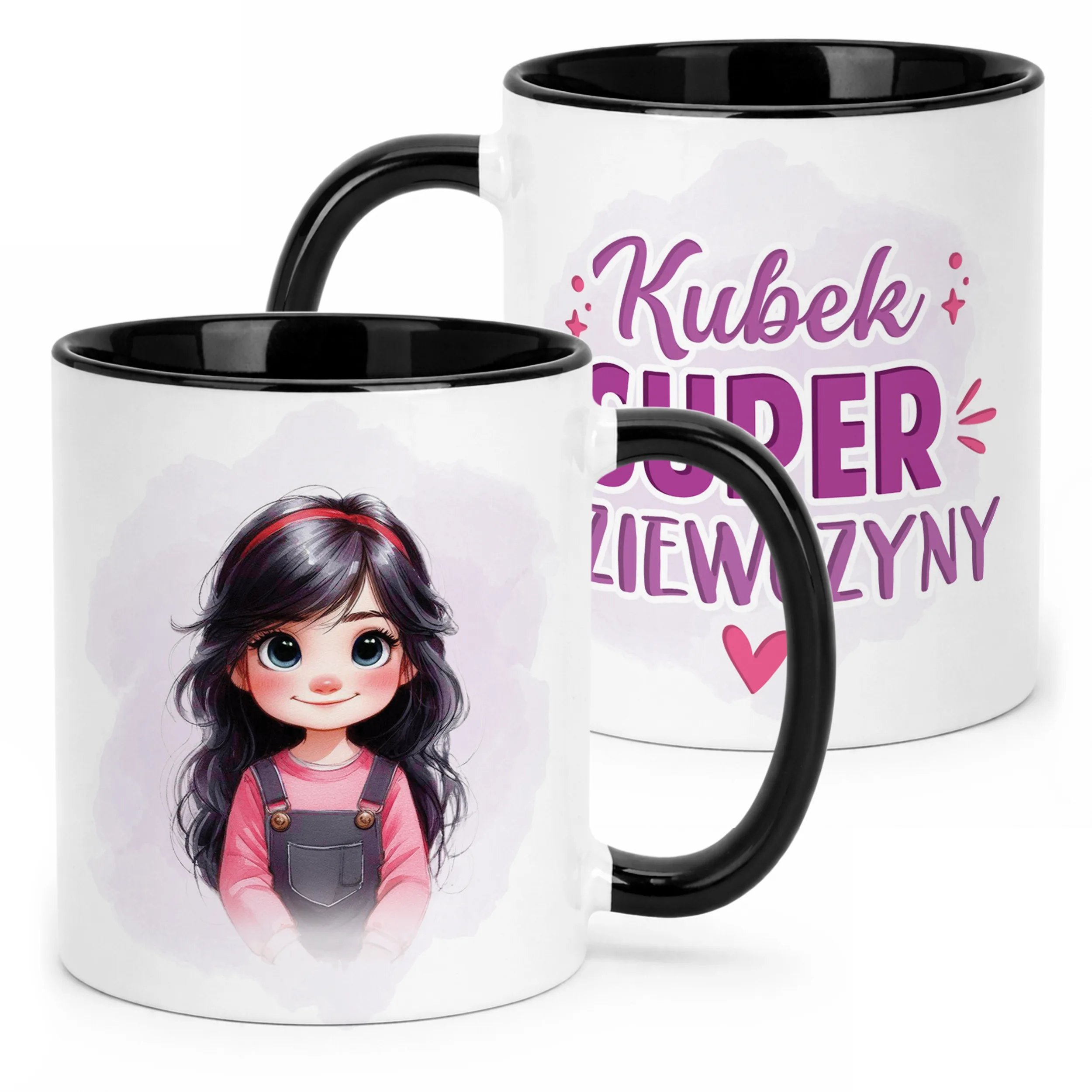 Kubek Czarny Dzień Kobiet Dla Dziewczynki Dla Niej Prezent Upominek