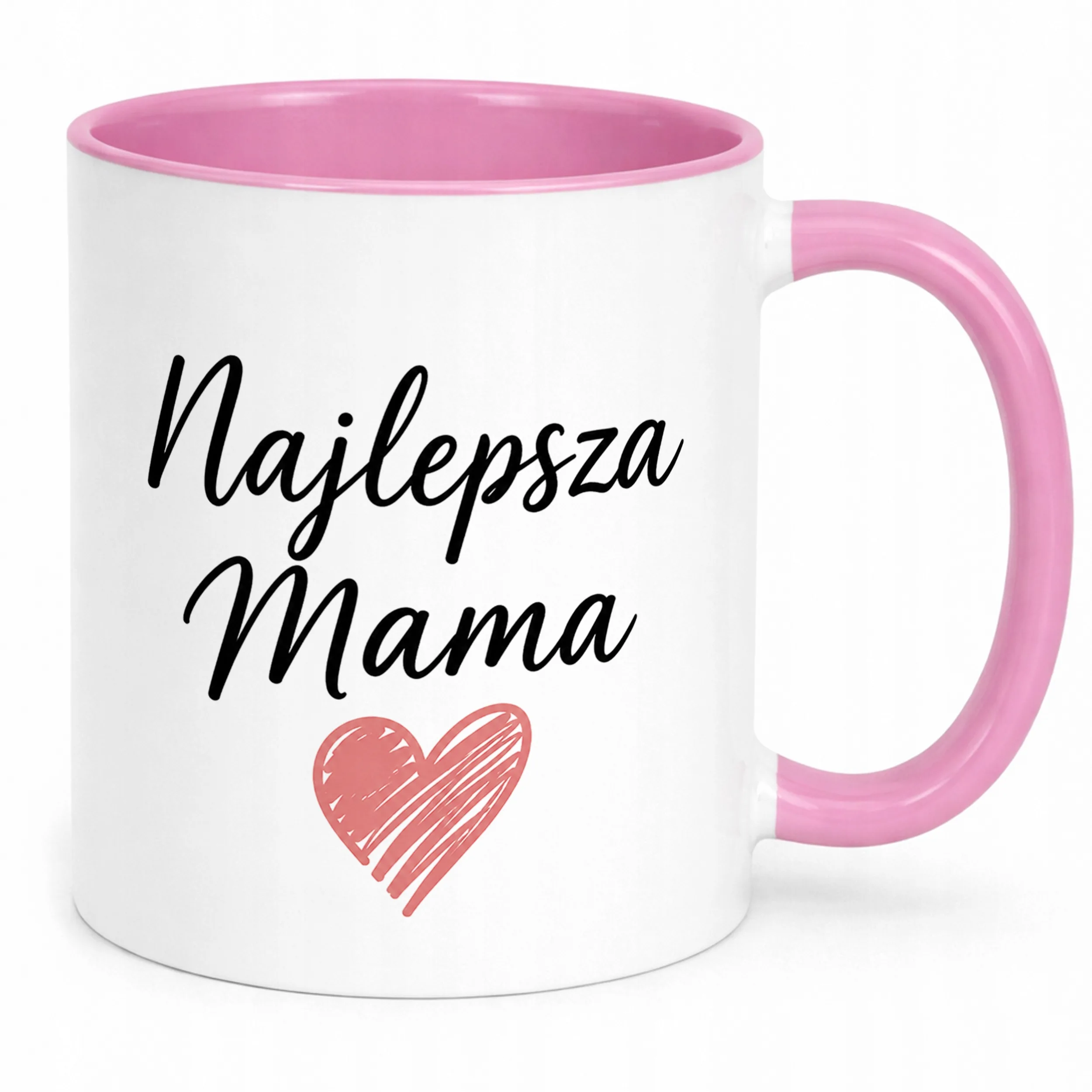 Kubek różowy dla mamy prezent na Dzień Matki idealny upominek dla mamy