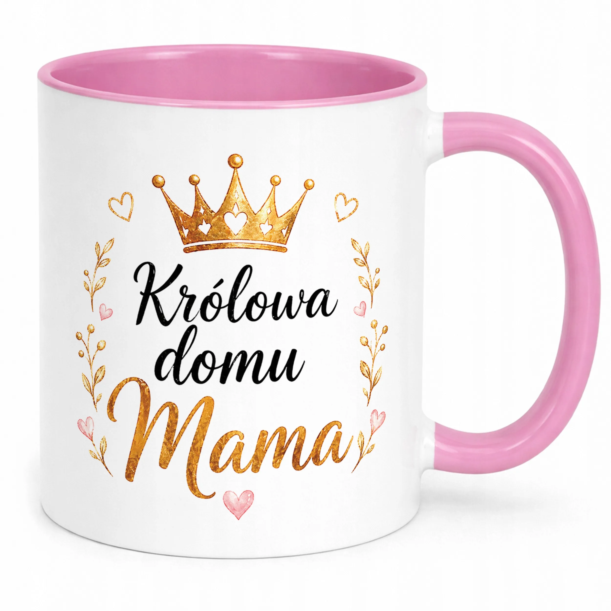 Prezent na Dzień Matki kubek różowy dla mamy elegancki prezent dla mamy