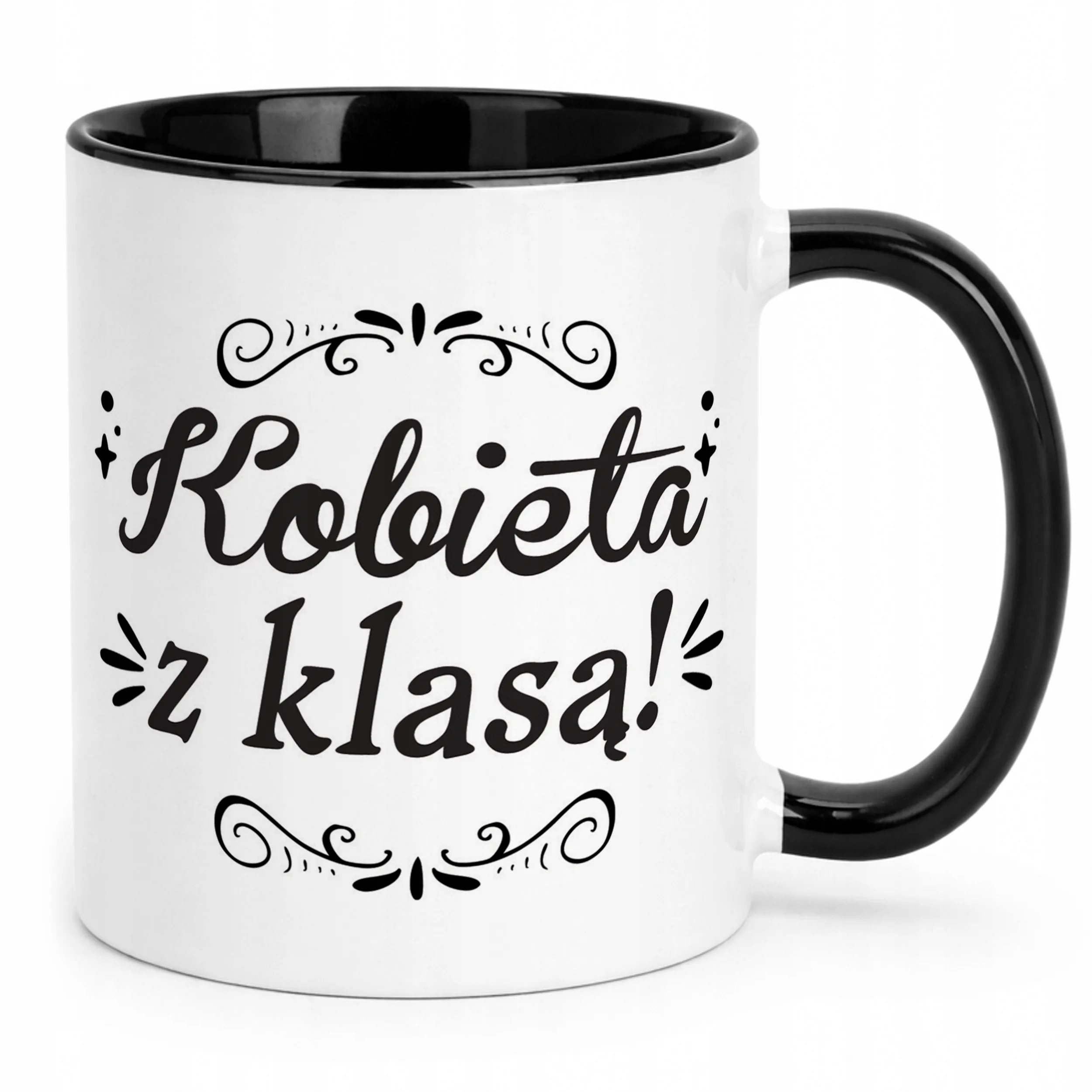 Kubek Czarny Dzień Kobiet Dla Kobiety Dziewczyny Prezent Upominek