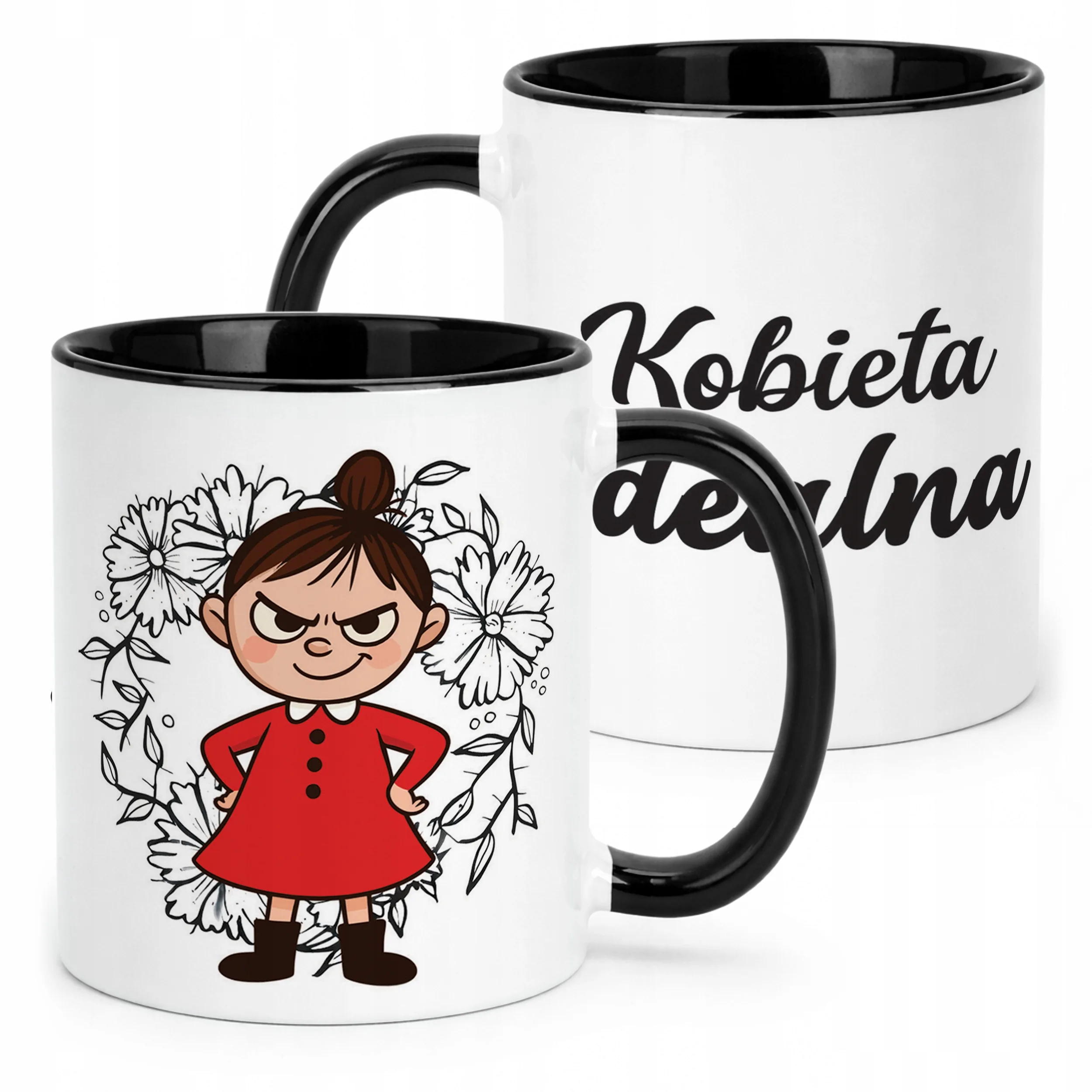 Kubek Czarny Dzień Kobiet Dla Kobiety Dziewczyny Prezent Upominek