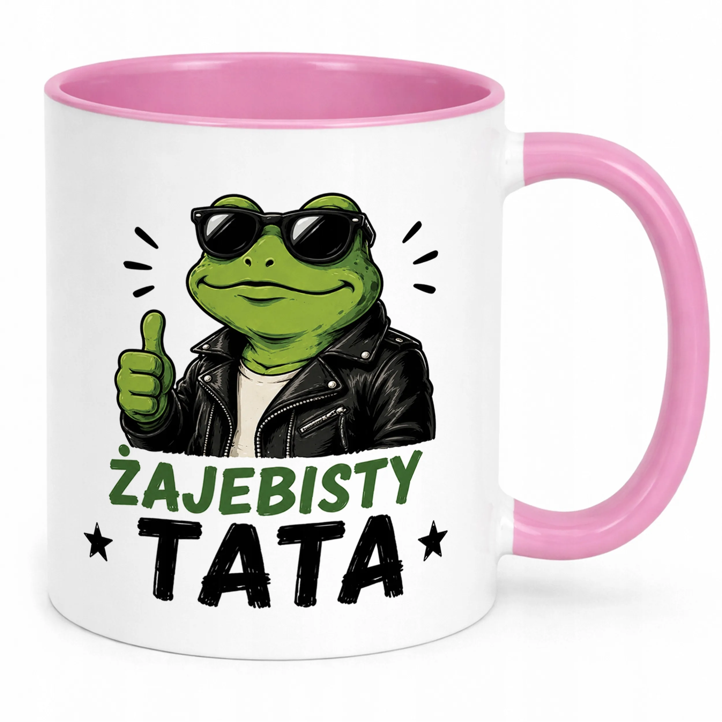 Kubek Różowy Dzień Ojca prezent dla taty miły upominek
