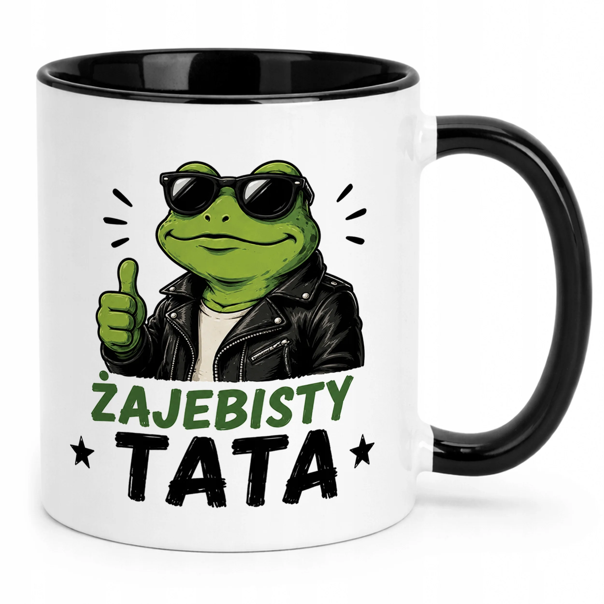 Kubek Czarny Dzień Ojca prezent dla taty miły upominek