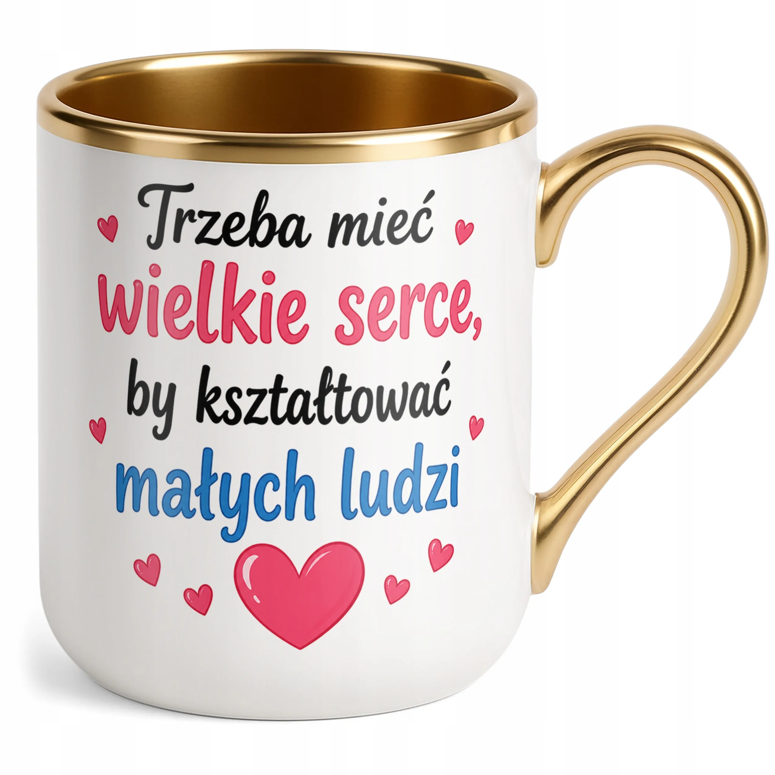 Kubek Premium Złoty Dzień Nauczyciela Prezent Upominek Szkoła