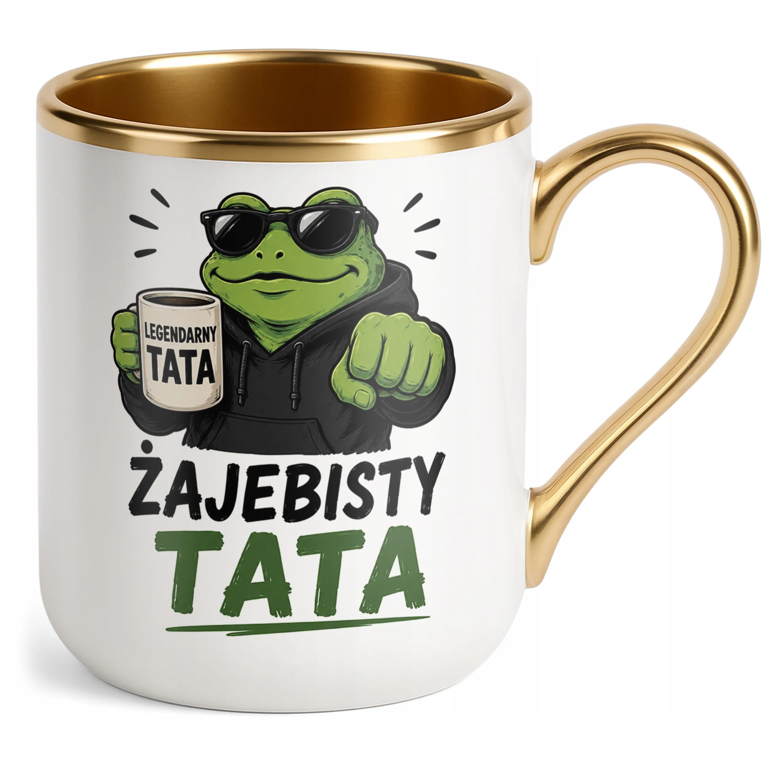 Kubek Premium Złoty pomysł na prezent dla taty na Dzień Ojca