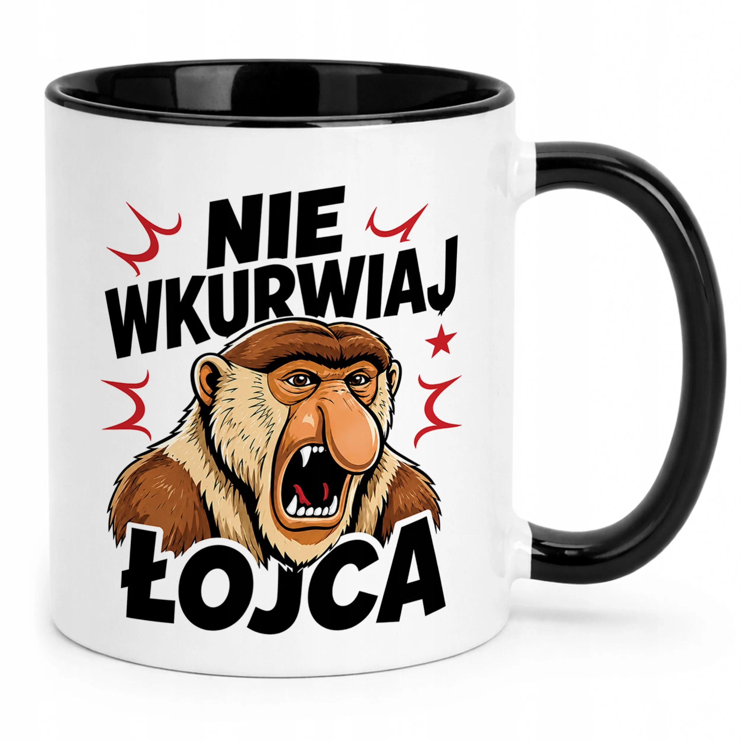 Kubek Czarny prezent dla taty upominek na Dzień Ojca