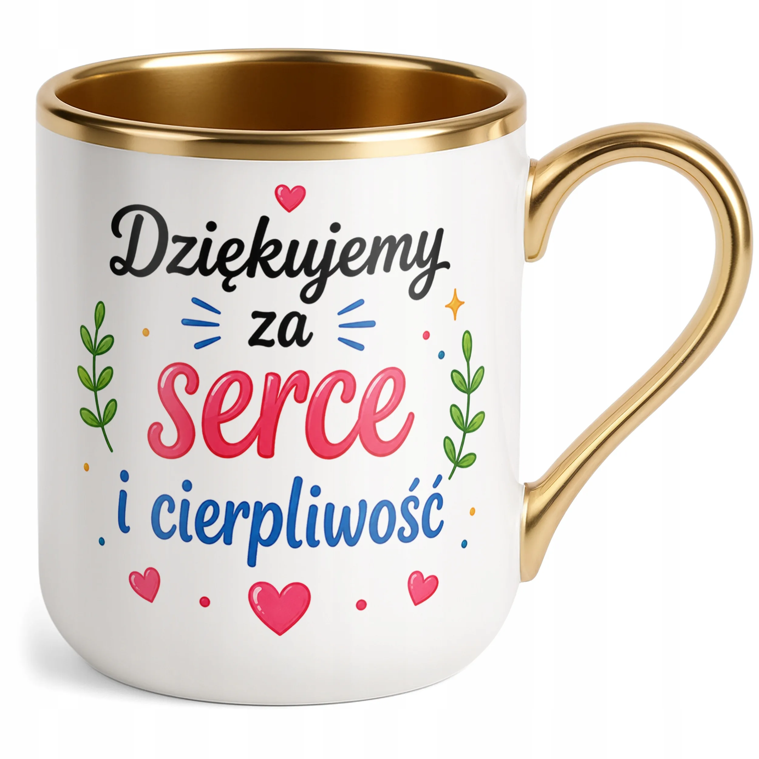 Kubek Premium Złoty Dzień Nauczyciela Prezent Upominek Szkoła