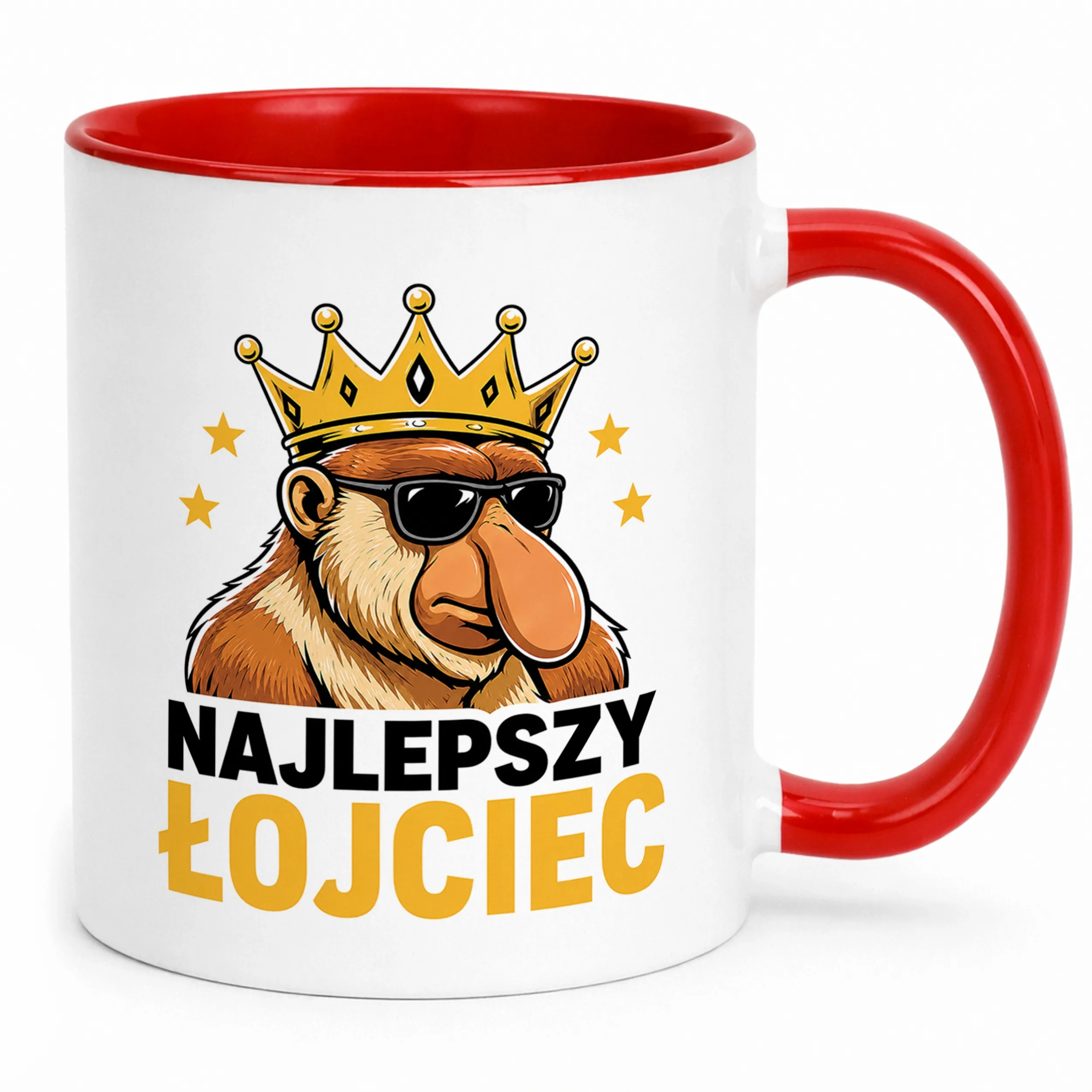 Kubek Czerwony Dzień Ojca prezent dla taty miły upominek