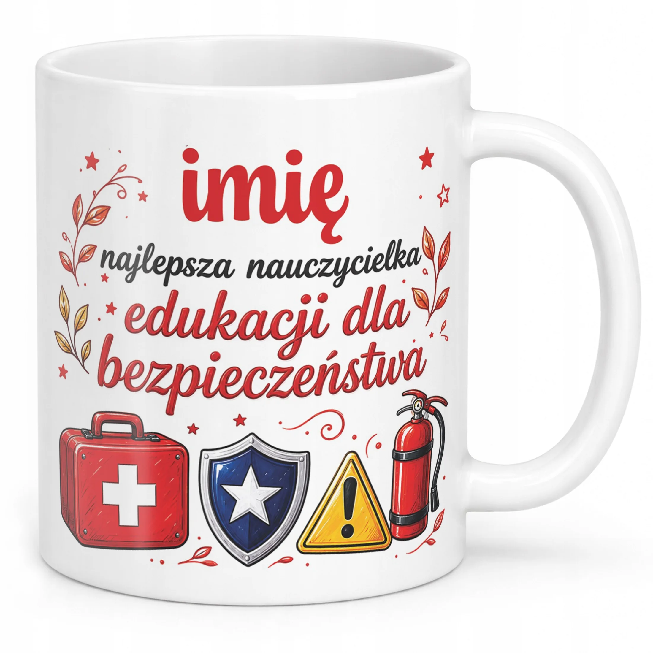 Kubek z Imieniem Dzień Nauczyciela Zakończenie Roku EDB Prezent