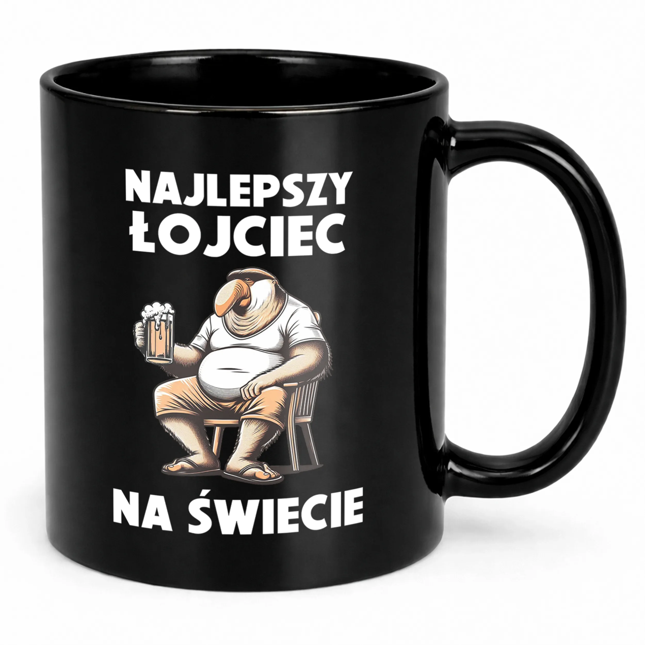 Dzień Ojca prezent dla taty kubek czarny praktyczny upominek dla tatusia