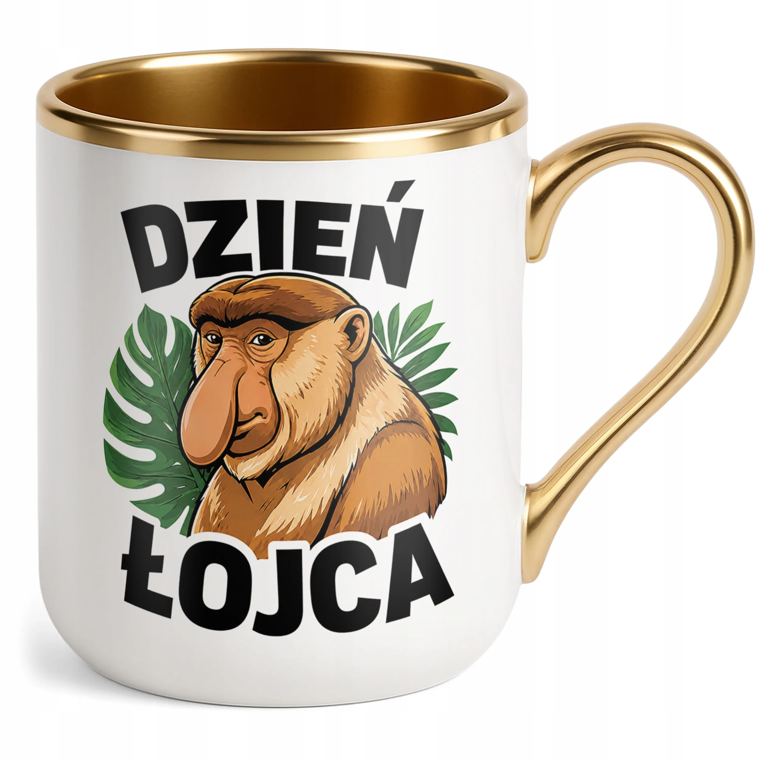 Kubek Premium Złoty dla taty na Dzień Ojca praktyczny prezent