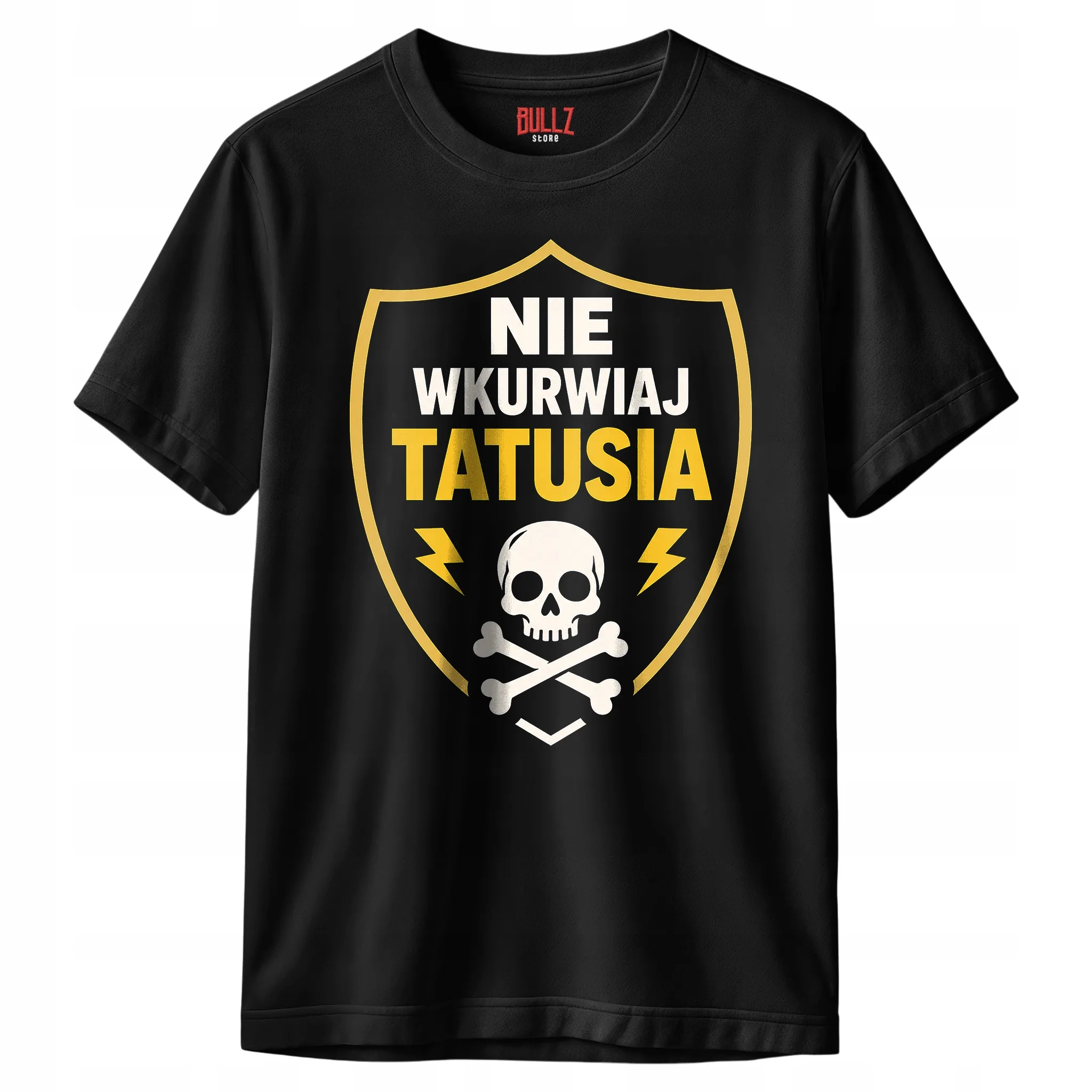 Koszulka czarna męska prezent na Dzień Ojca miły upominek dla taty r. S