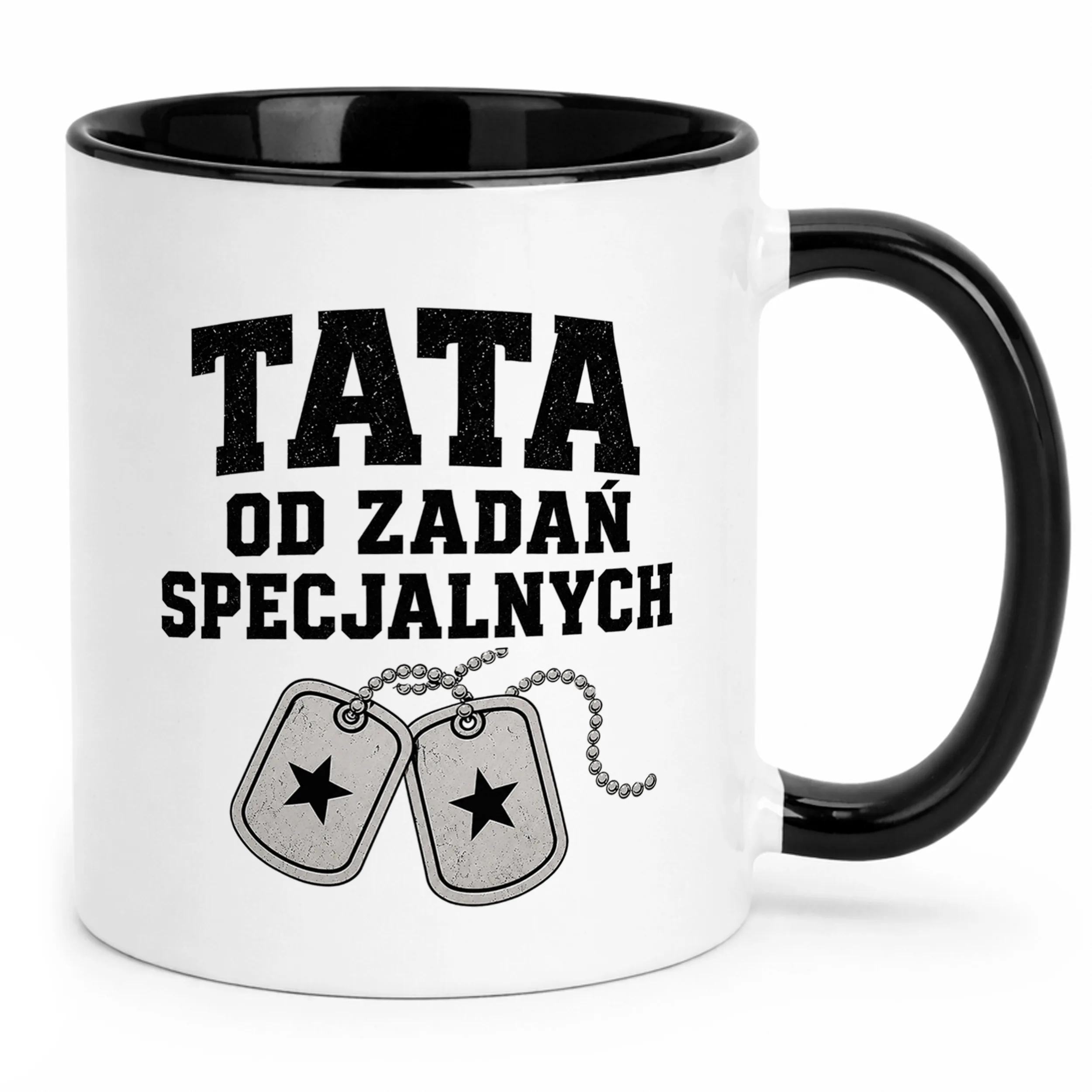 Kubek Czarny prezent na Dzień Ojca upominek dla taty