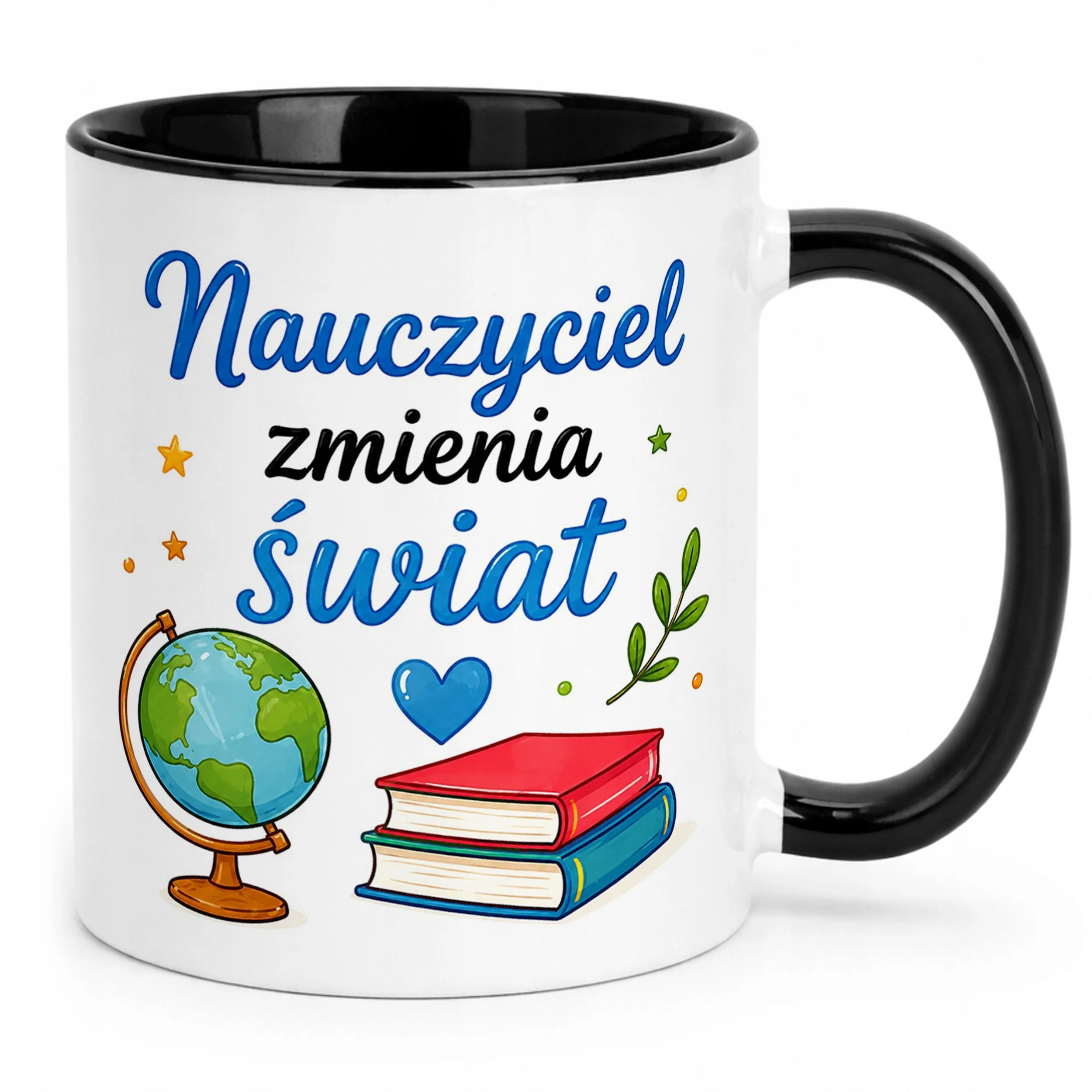 Kubek Czarny Dzień Nauczyciela Dla Nauczyciela Prezent Upominek