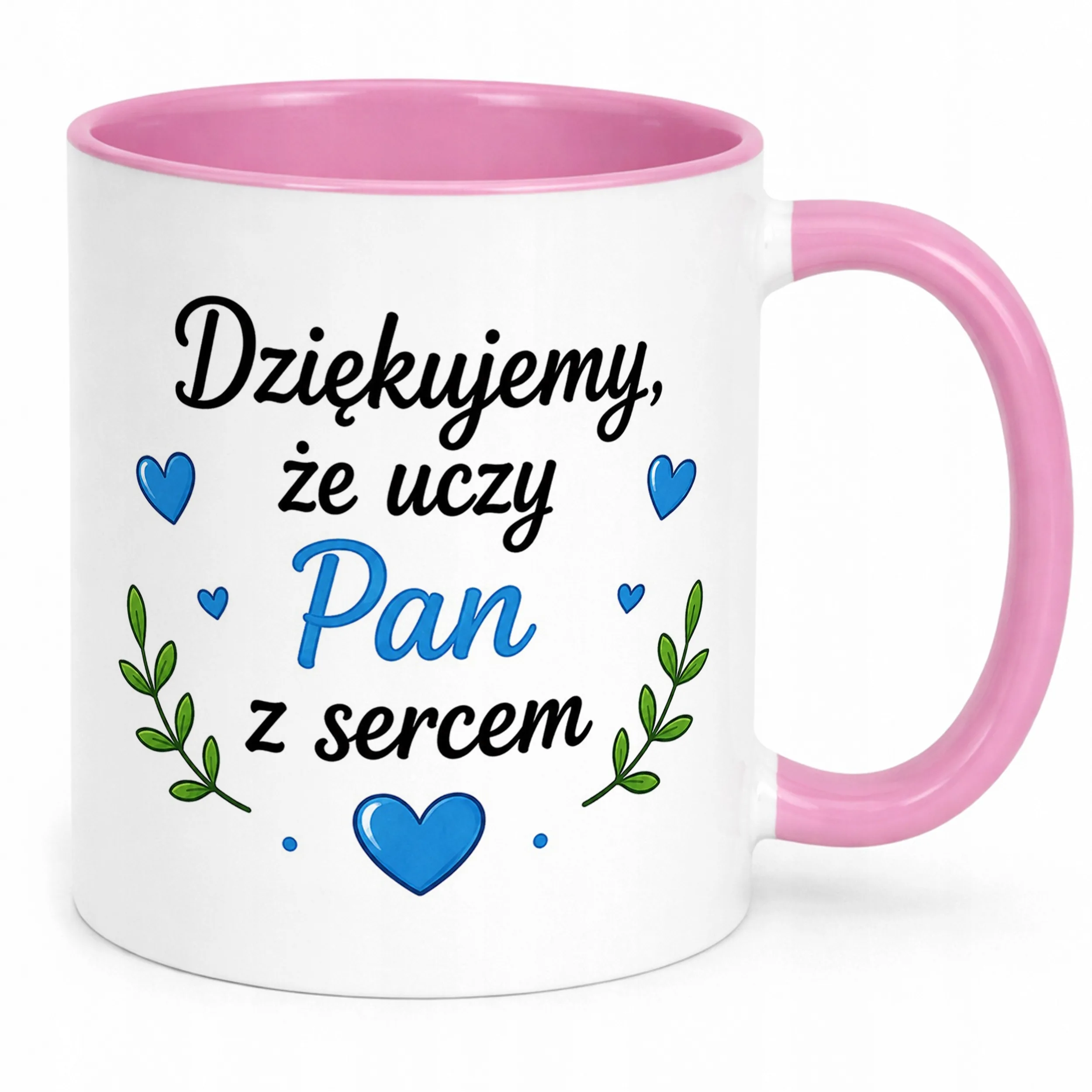 Kubek Różowy Dzień Nauczyciela Dla Nauczyciela Prezent Upominek