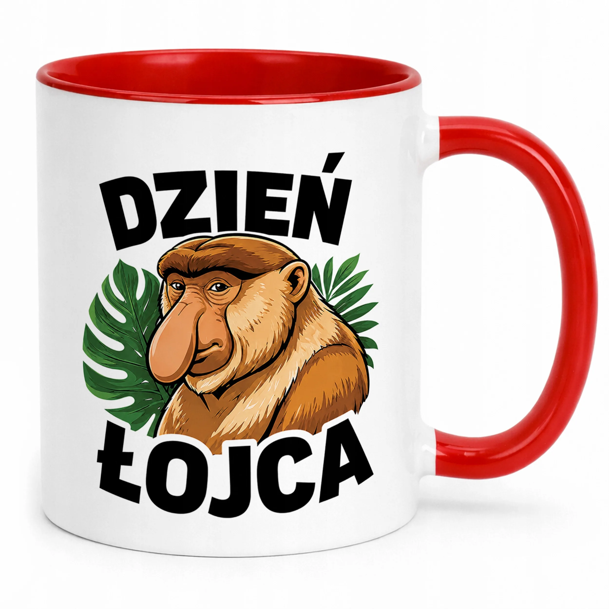 Kubek Czerwony dla taty na Dzień Ojca praktyczny prezent