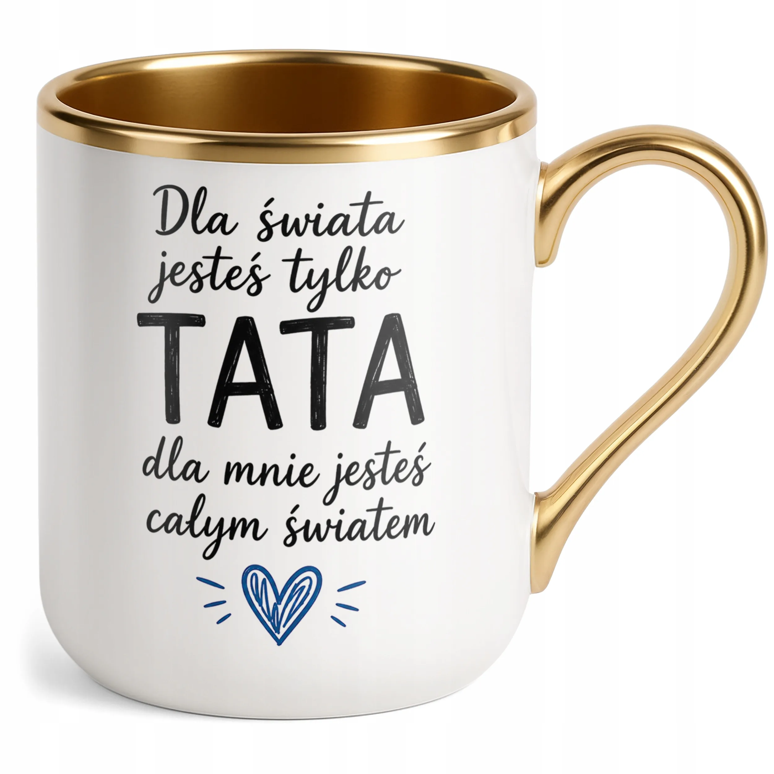 Kubek Premium Złoty Dzień Ojca prezent dla tatusia upominek