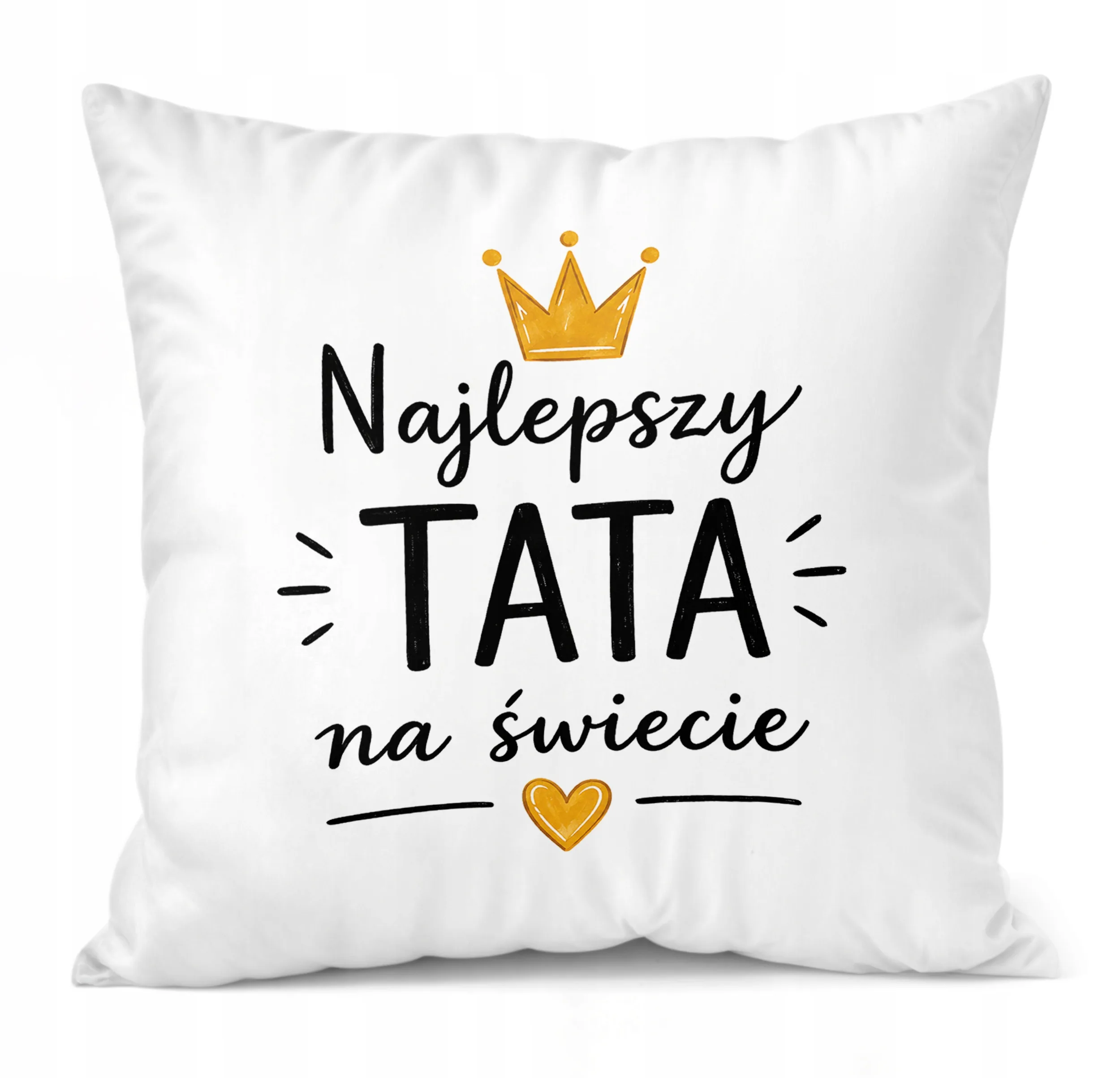 Poduszka 38x38cm upominek dla taty prezent na Dzień Ojca pomysł na prezent