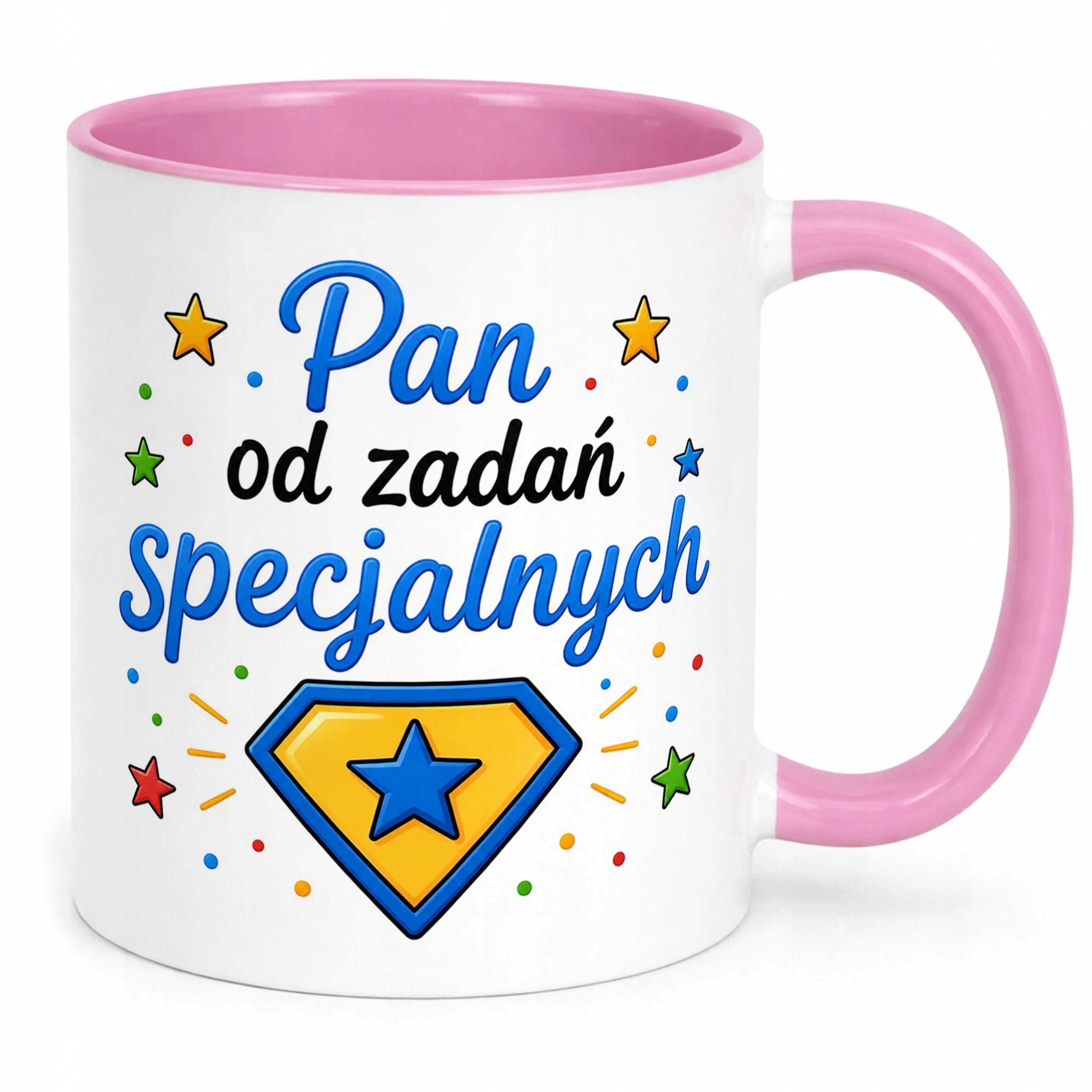 Kubek Różowy Dzień Nauczyciela Dla Nauczyciela Prezent Upominek