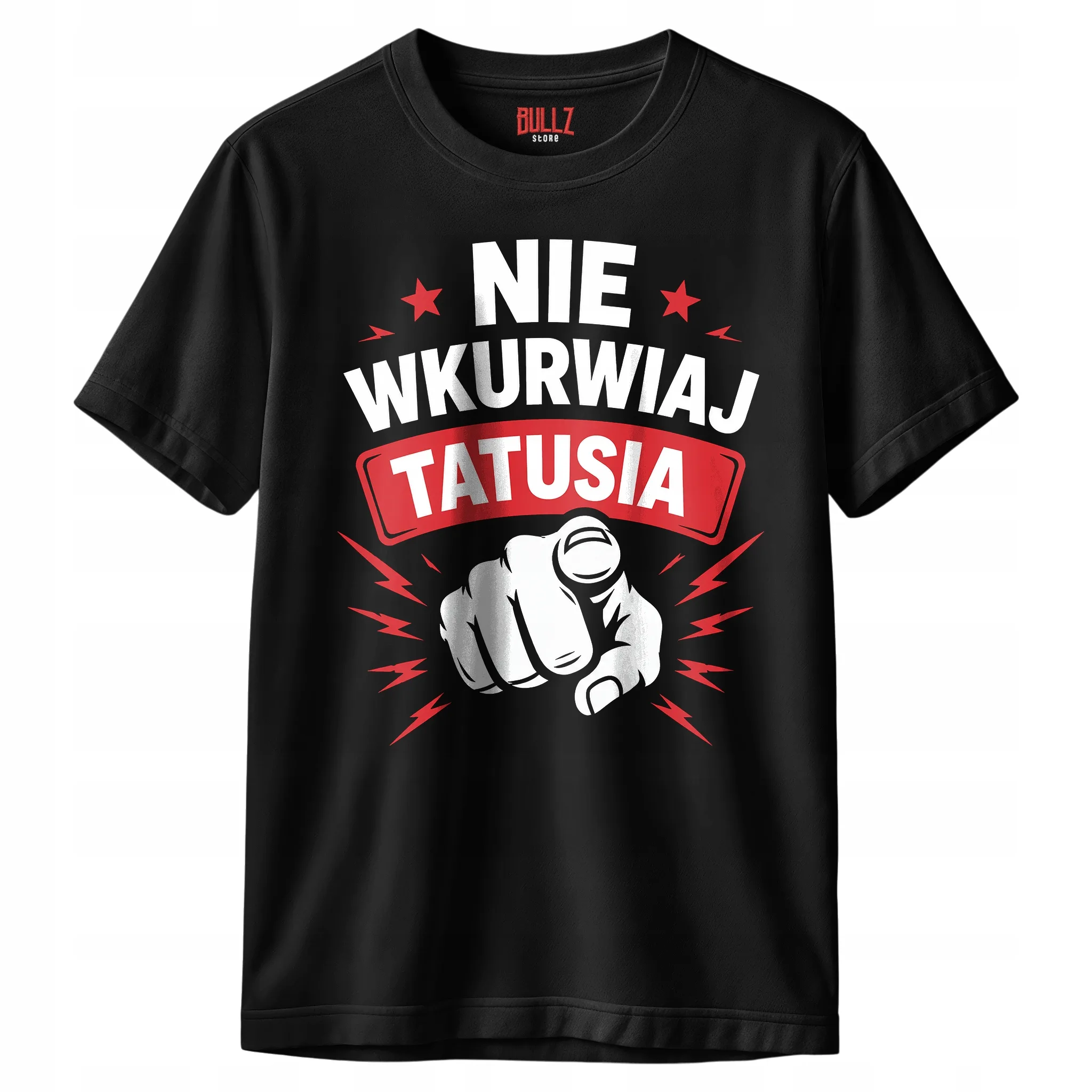 Koszulka czarna męska prezent dla tatusia na Dzień Ojca upominek