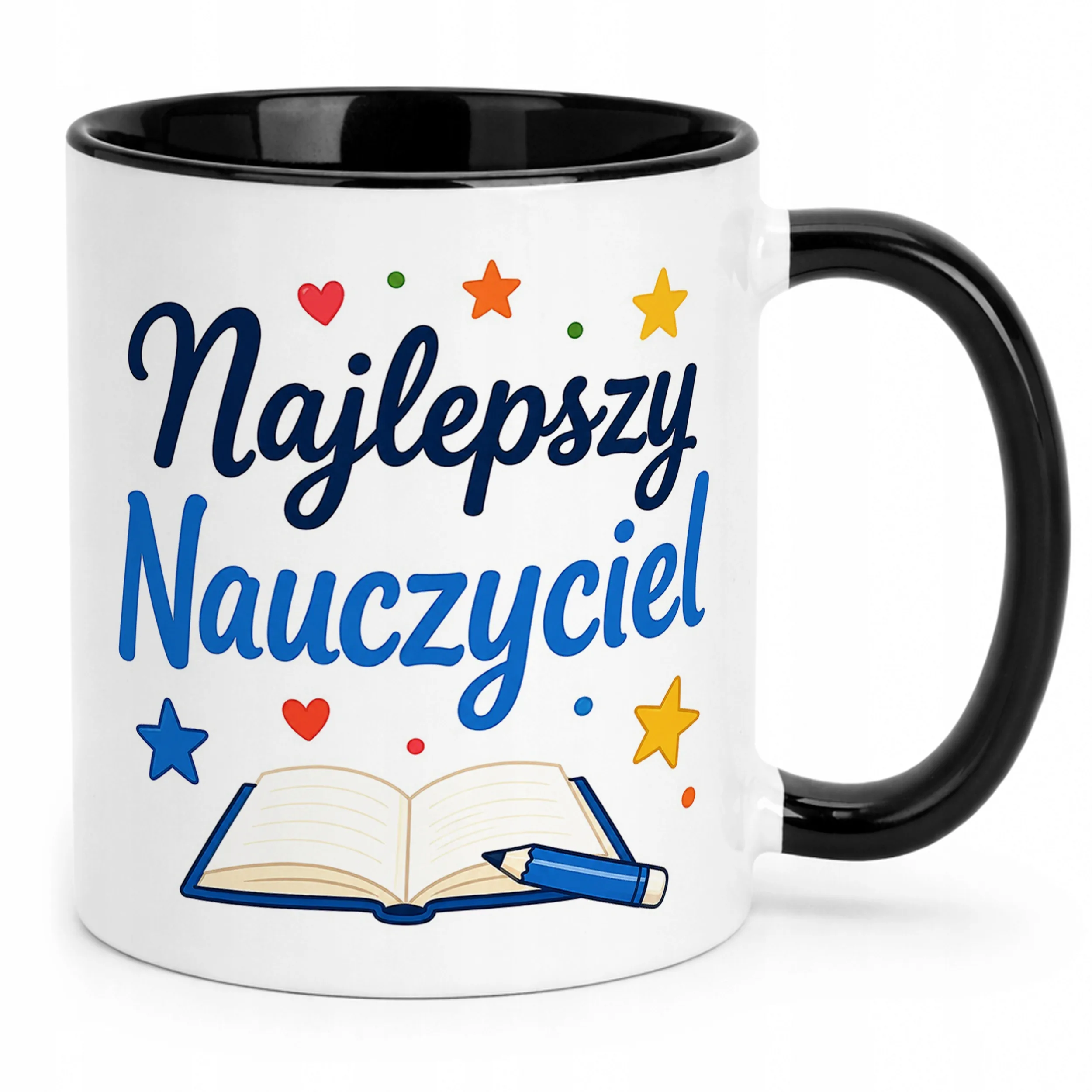 Kubek Czarny Dzień Nauczyciela Dla Nauczyciela Prezent Upominek