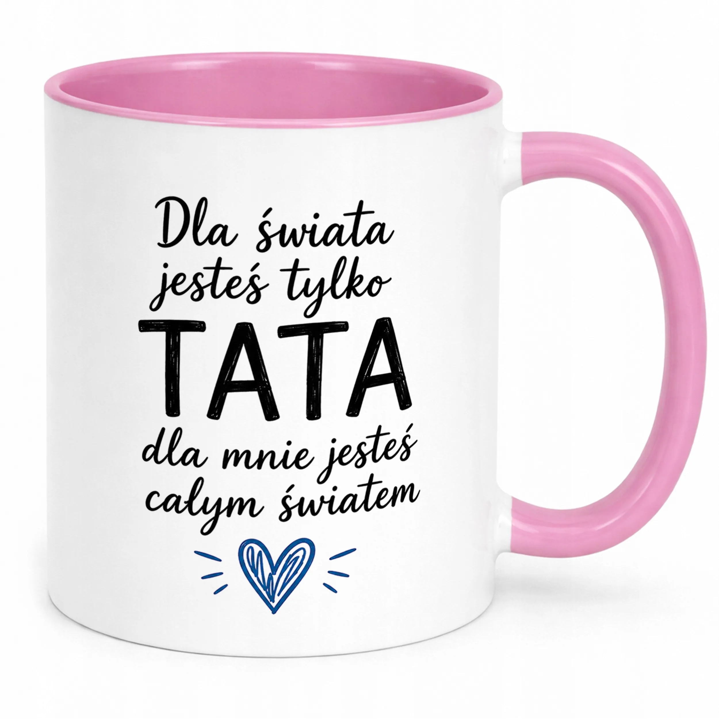 Kubek Różowy Dzień Ojca prezent dla tatusia upominek