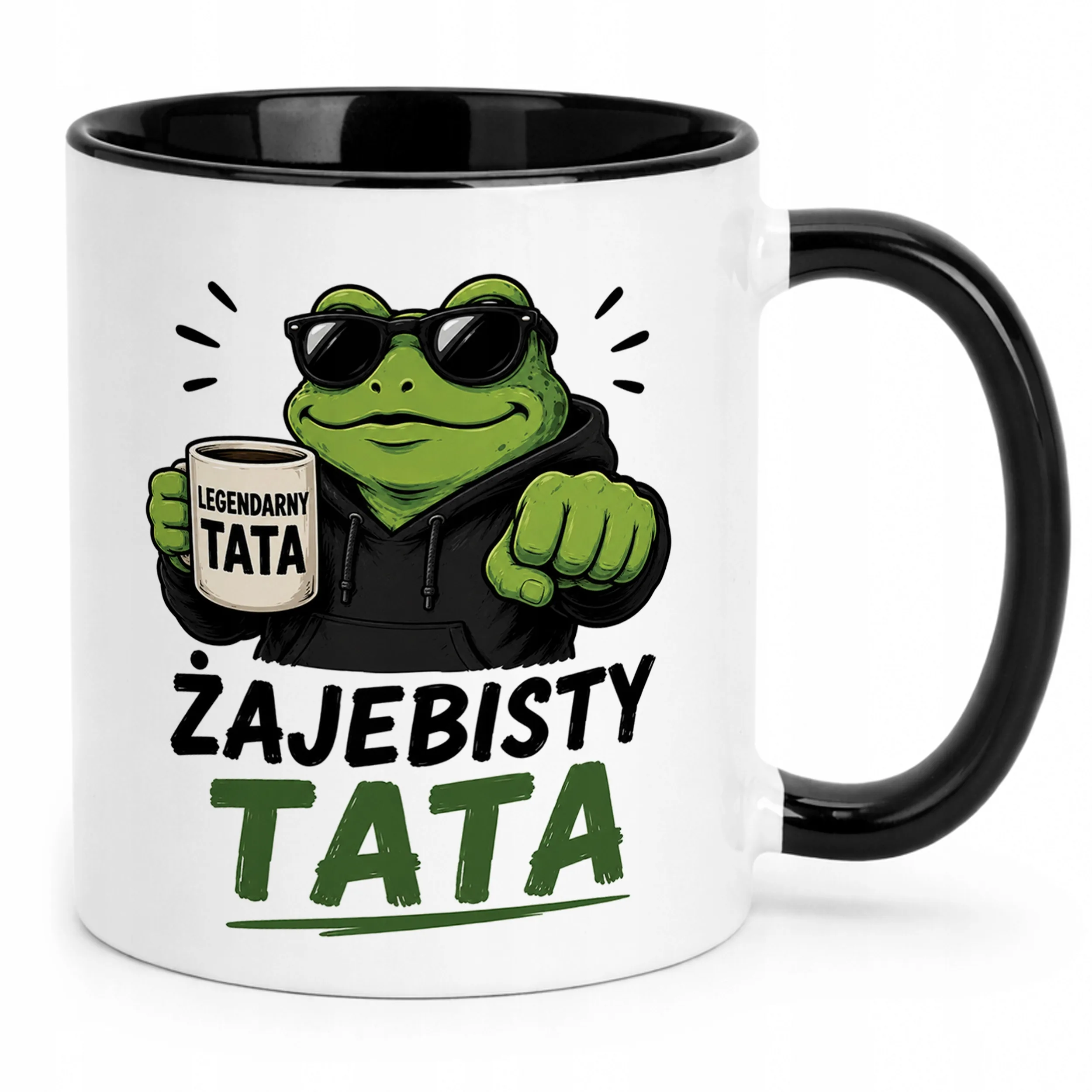 Kubek Czarny pomysł na prezent dla taty na Dzień Ojca