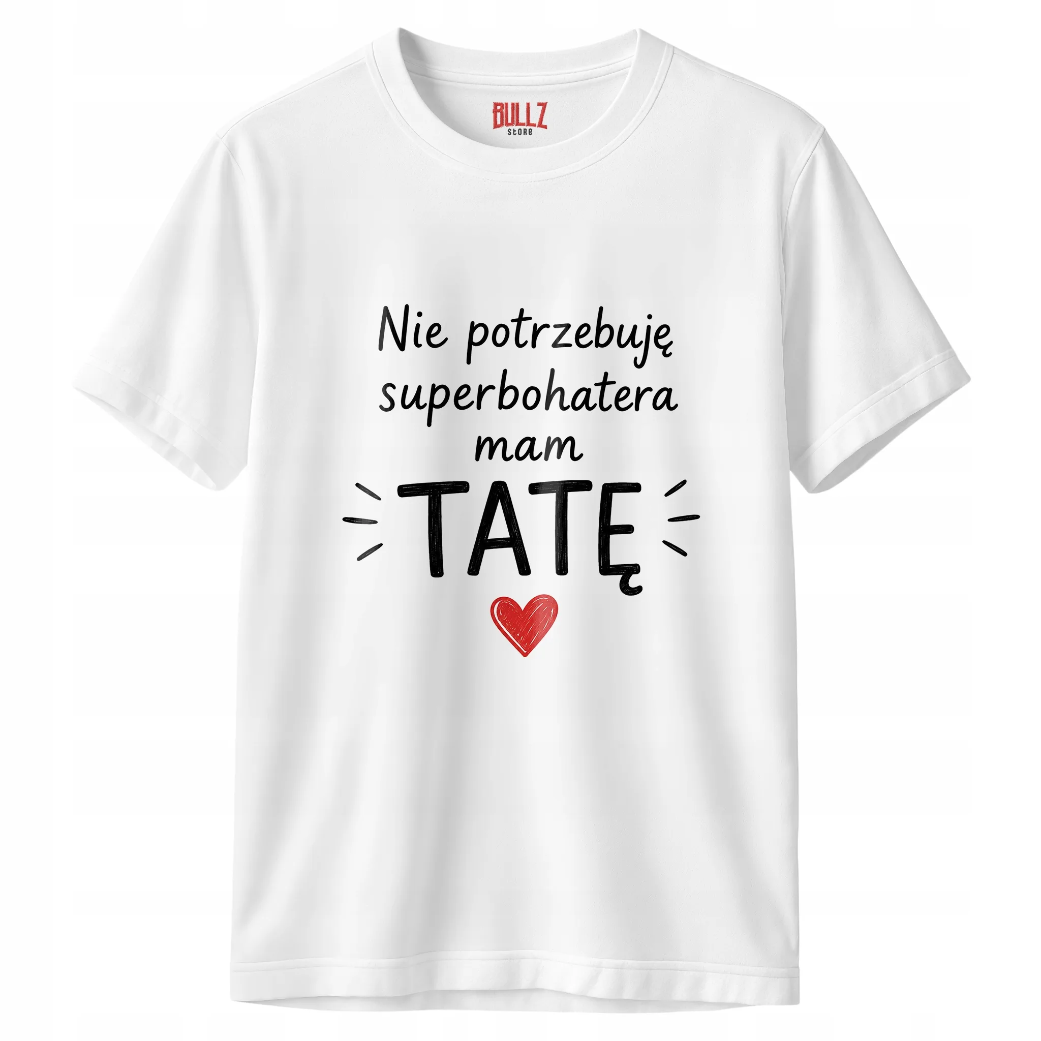 Koszulka biała męska pomysł na prezent na Dzień Ojca dla taty r. S