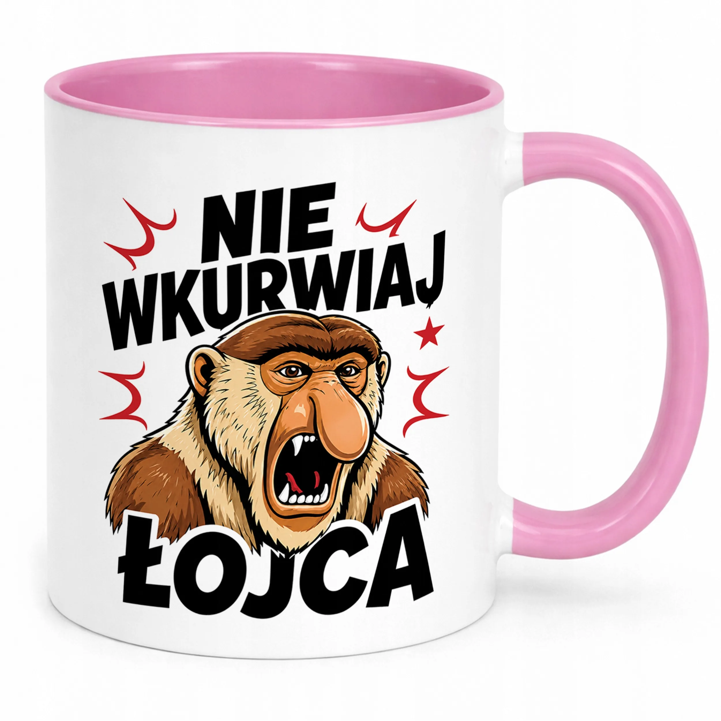 Kubek Różowy prezent dla taty upominek na Dzień Ojca