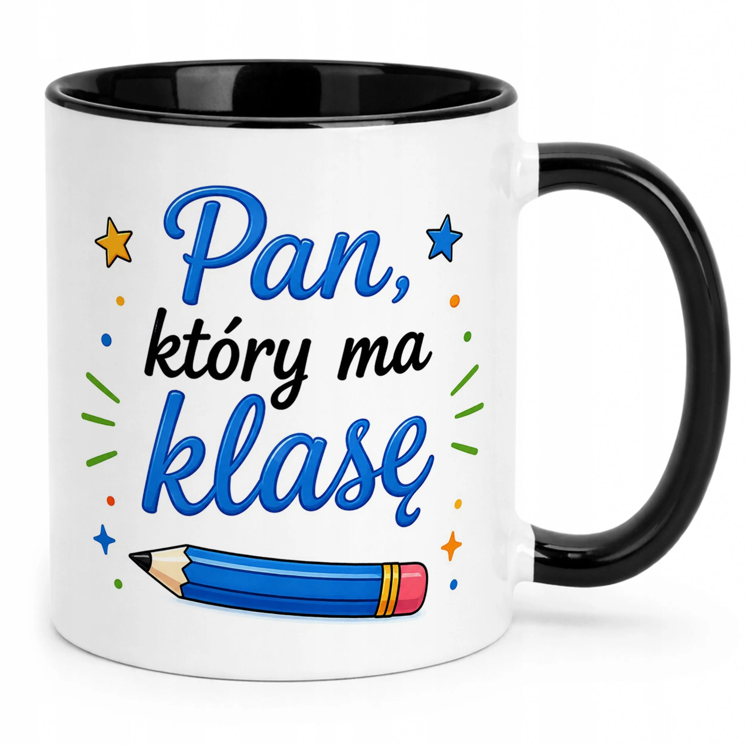 Kubek Czarny Dzień Nauczyciela Dla Nauczyciela Prezent Upominek