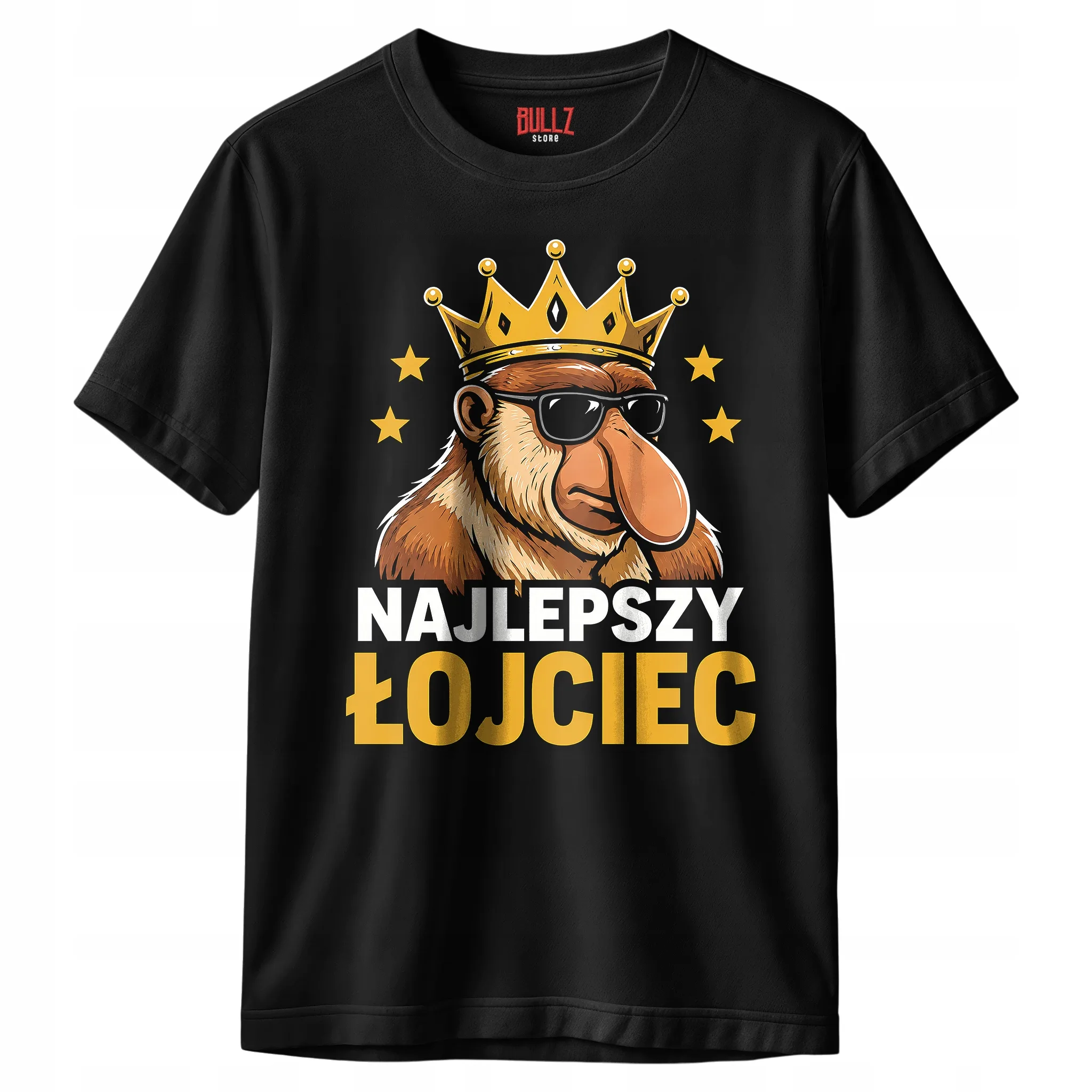 Koszulka czarna męska prezent na Dzień Ojca praktyczny upominek r. 3XL