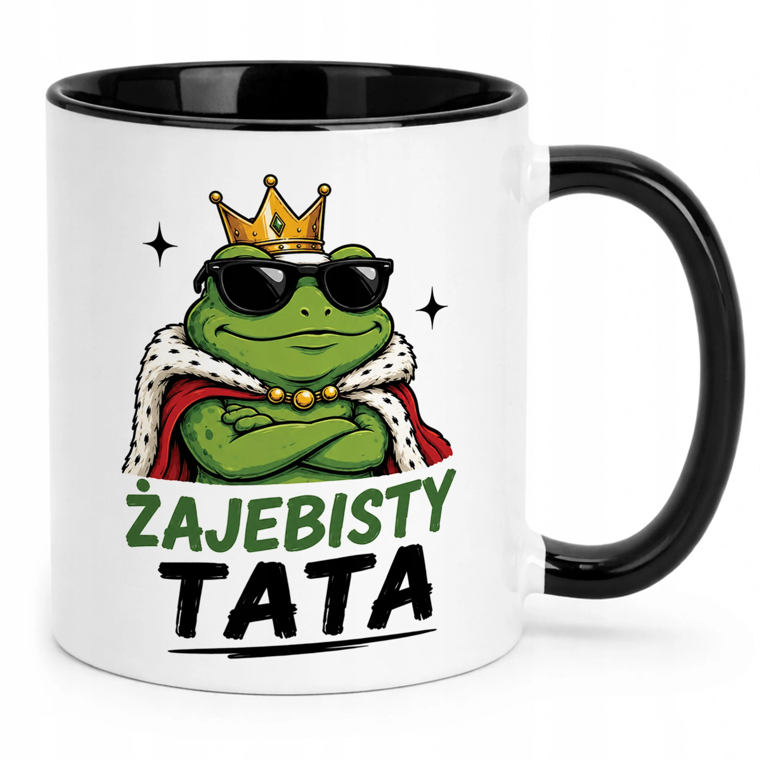 Kubek Czarny upominek na Dzień Ojca prezent dla taty