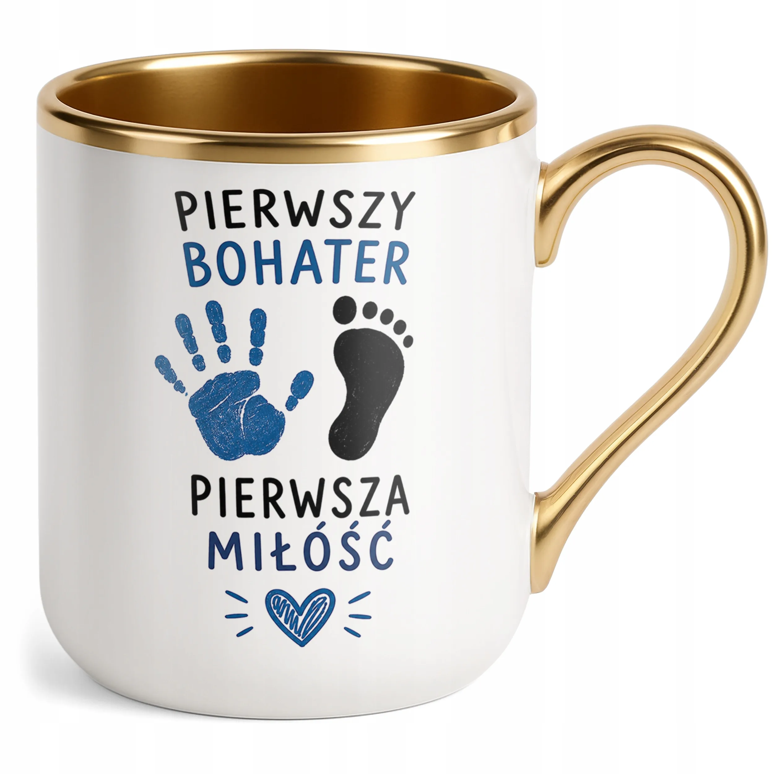 Kubek Premium Złoty prezent na Dzień Ojca dla taty upominek