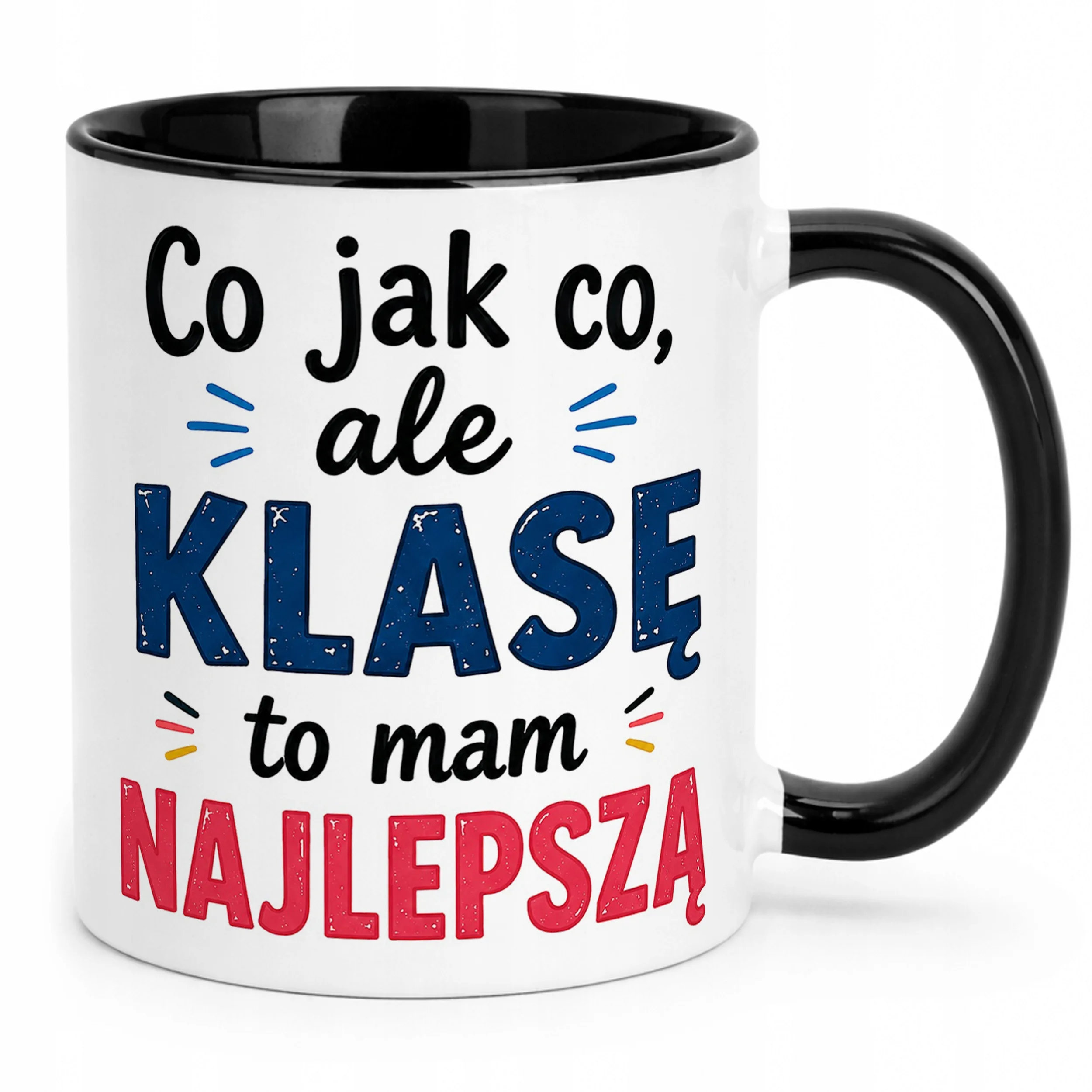 Kubek Czarny Dzień Nauczyciela Dla Wychowawcy Prezent Upominek.
