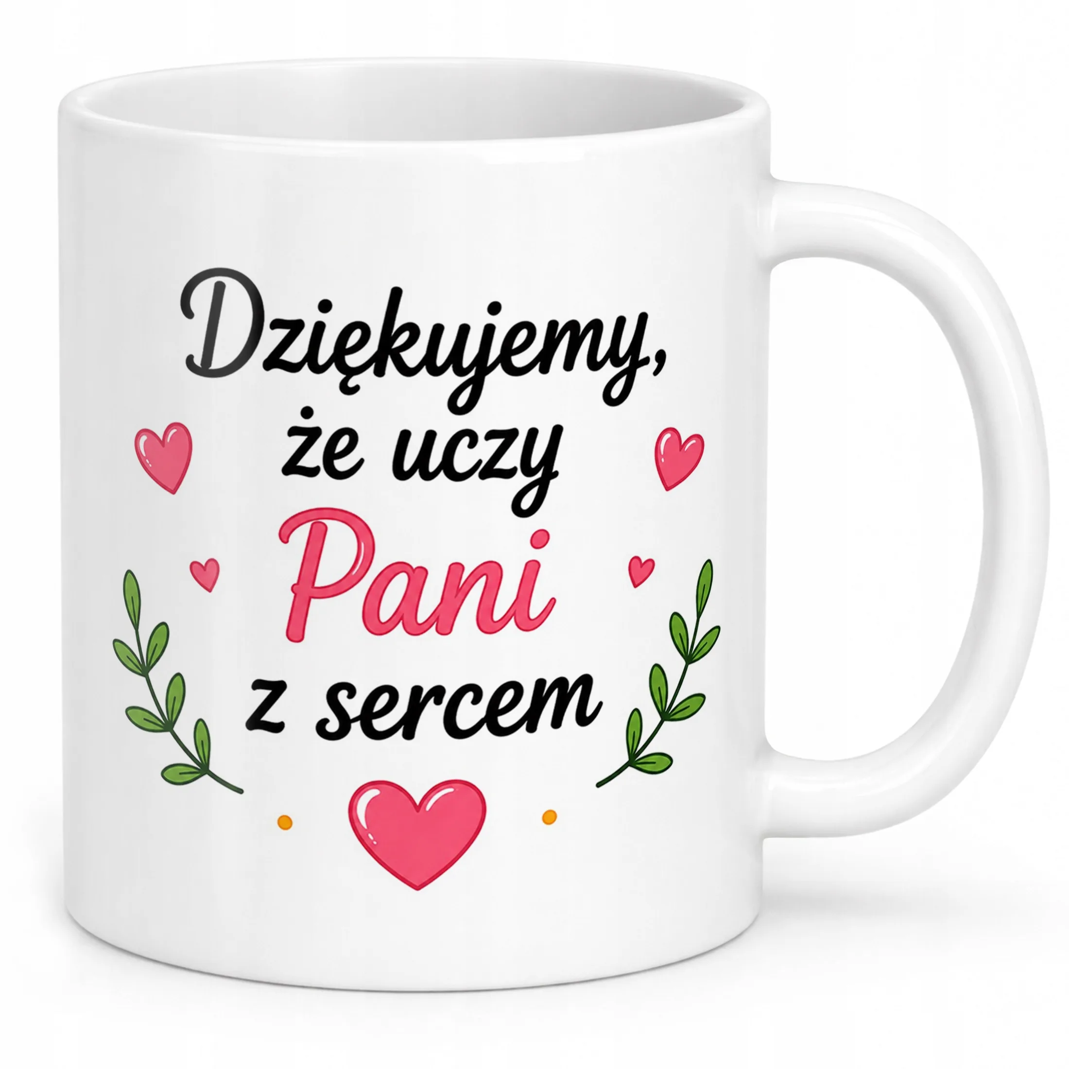 Kubek Dzień Nauczyciela Zakończenie Roku Dla Nauczycielki Prezent Upominek