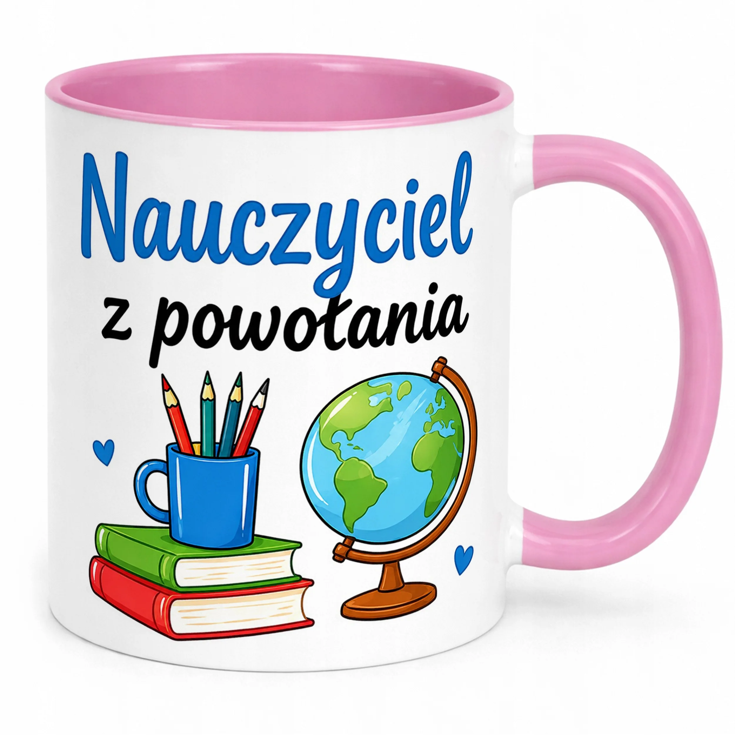 Kubek Różowy Dzień Nauczyciela Dla Nauczyciela Prezent Upominek