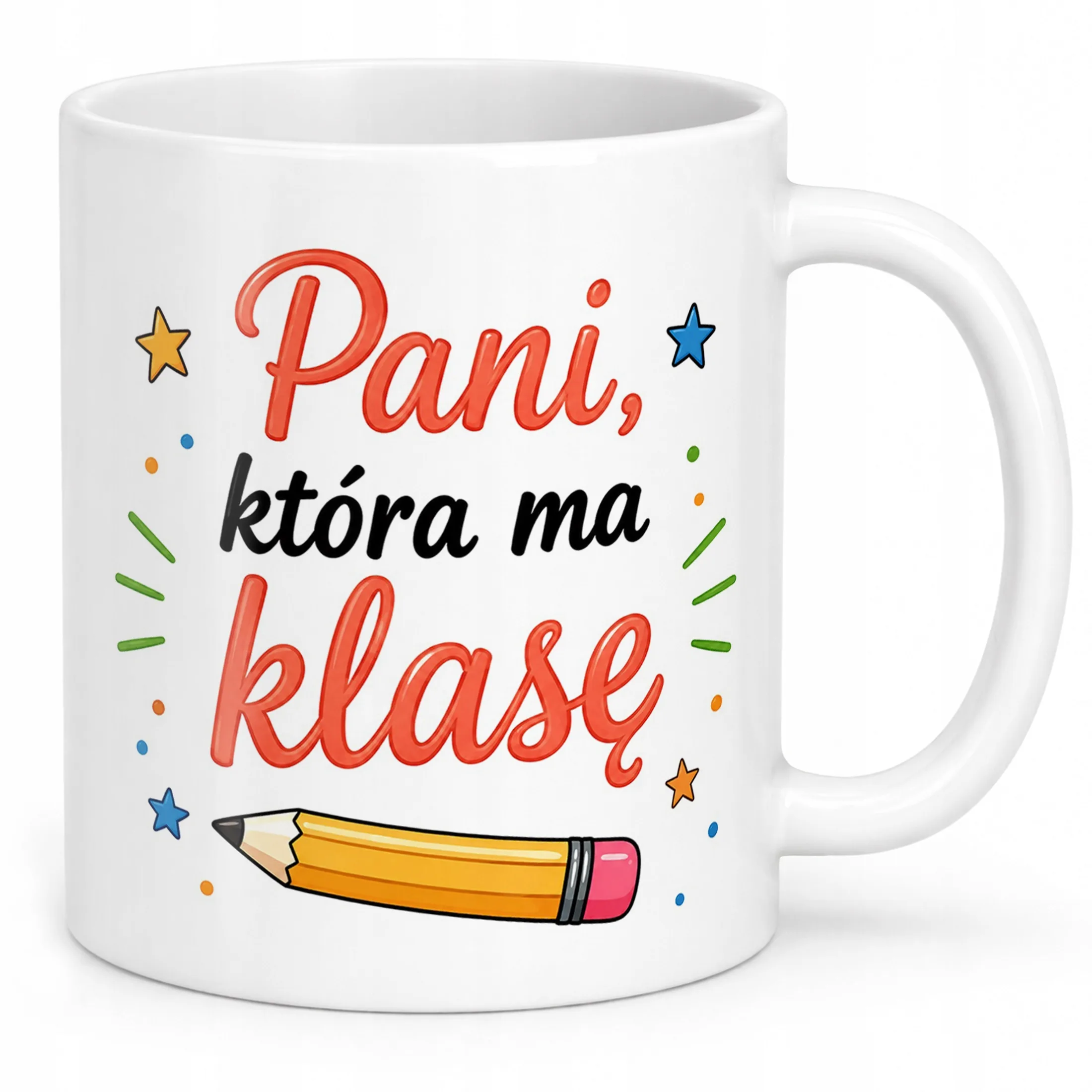 Kubek Dzień Nauczyciela Zakończenie Roku Dla Nauczycielki Prezent Upominek