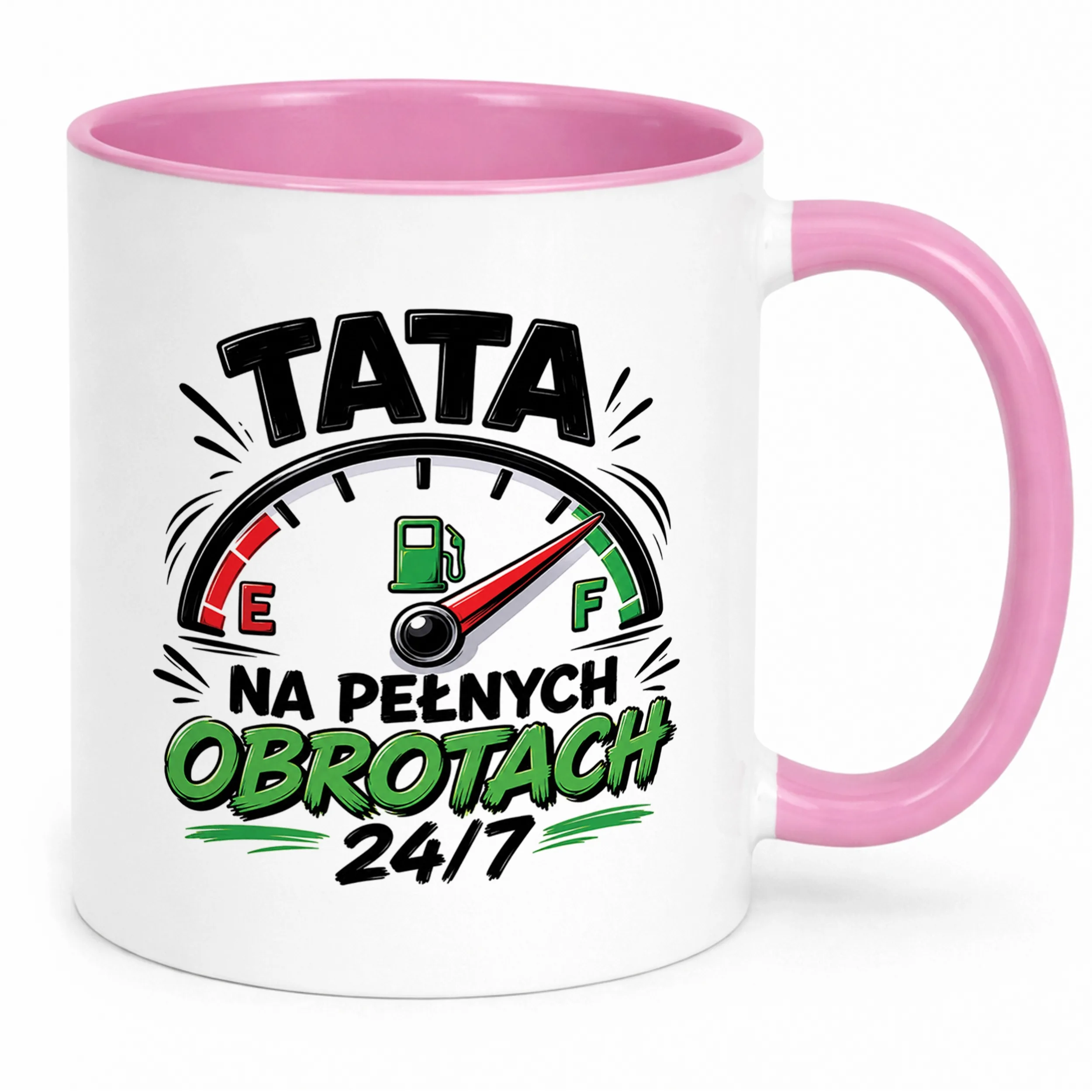 Kubek Różowy Dzień Ojca prezent dla taty pomysł na prezent