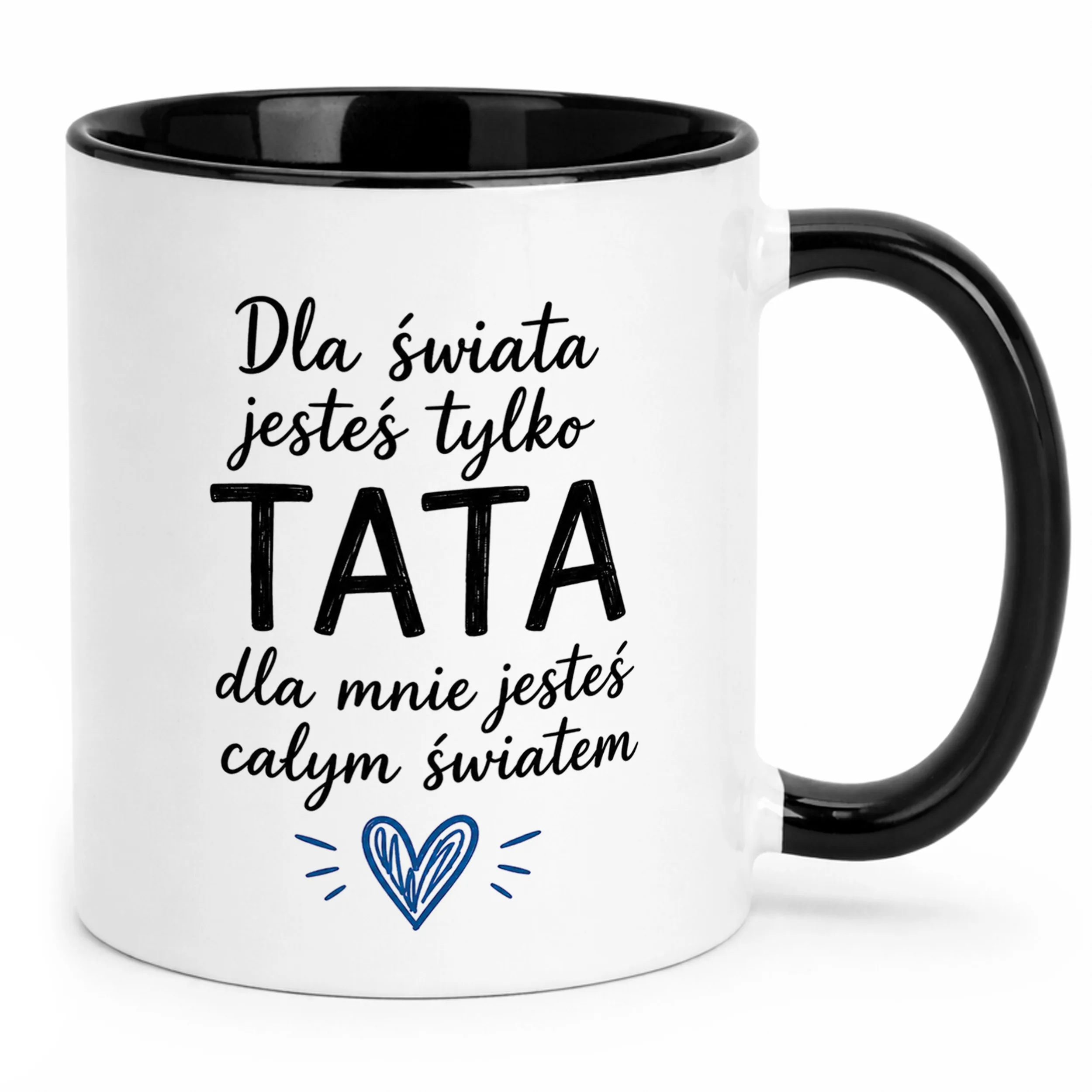 Kubek Czarny Dzień Ojca prezent dla tatusia upominek