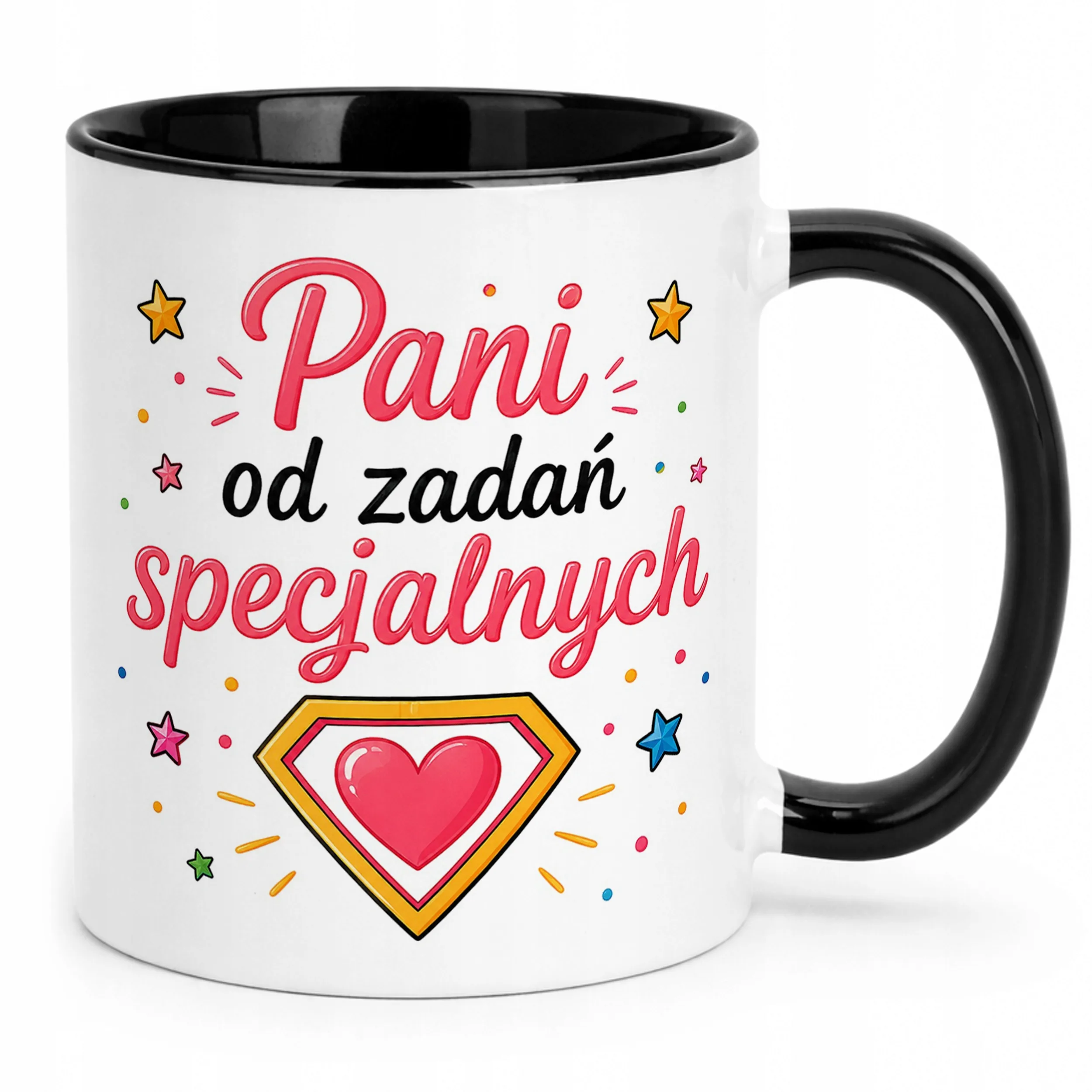 Kubek Czarny Dzień Nauczyciela Dla Nauczycielki Prezent Upominek