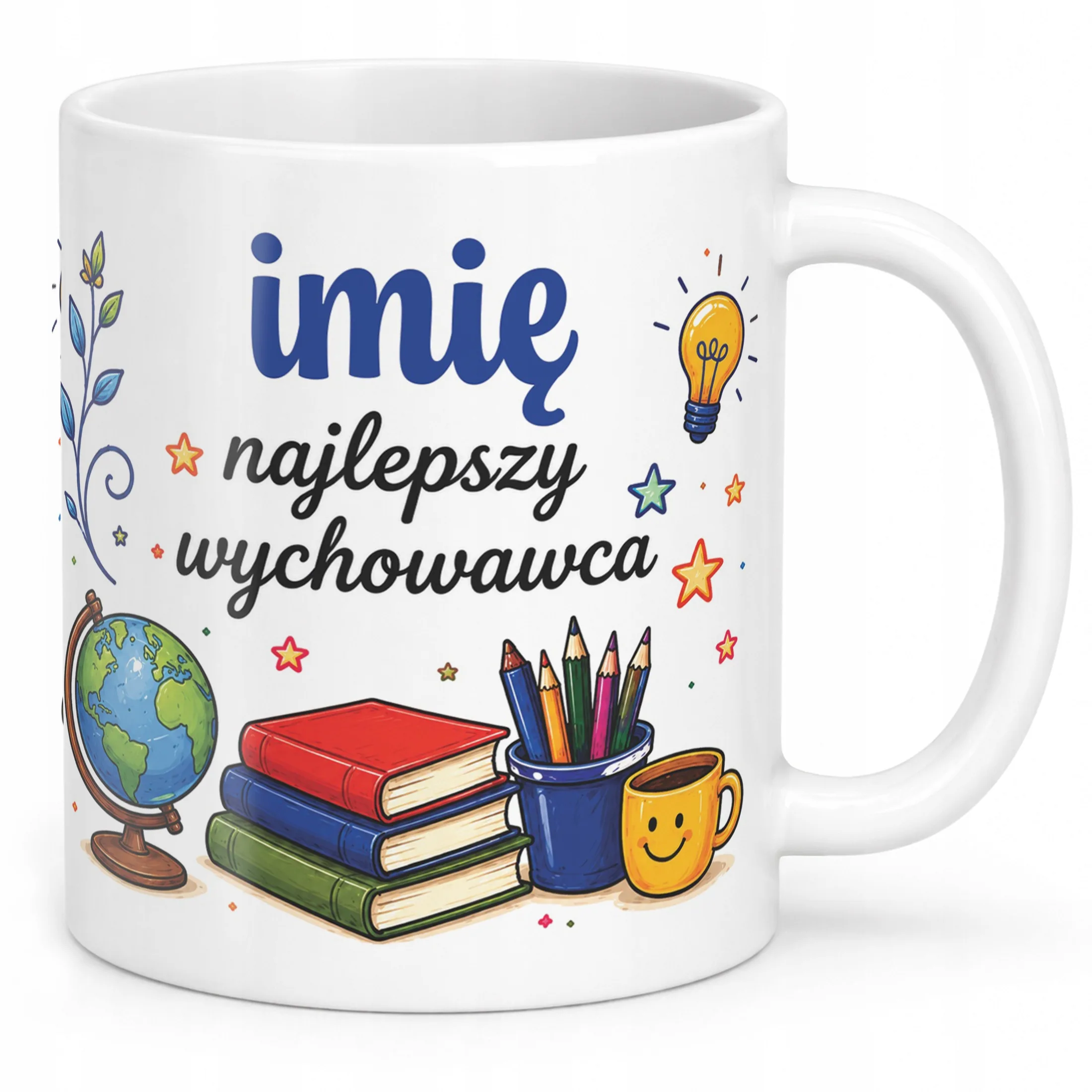Kubek z Imieniem Dzień Nauczyciela Zakończenie Roku Dla Wychowawcy Prezent